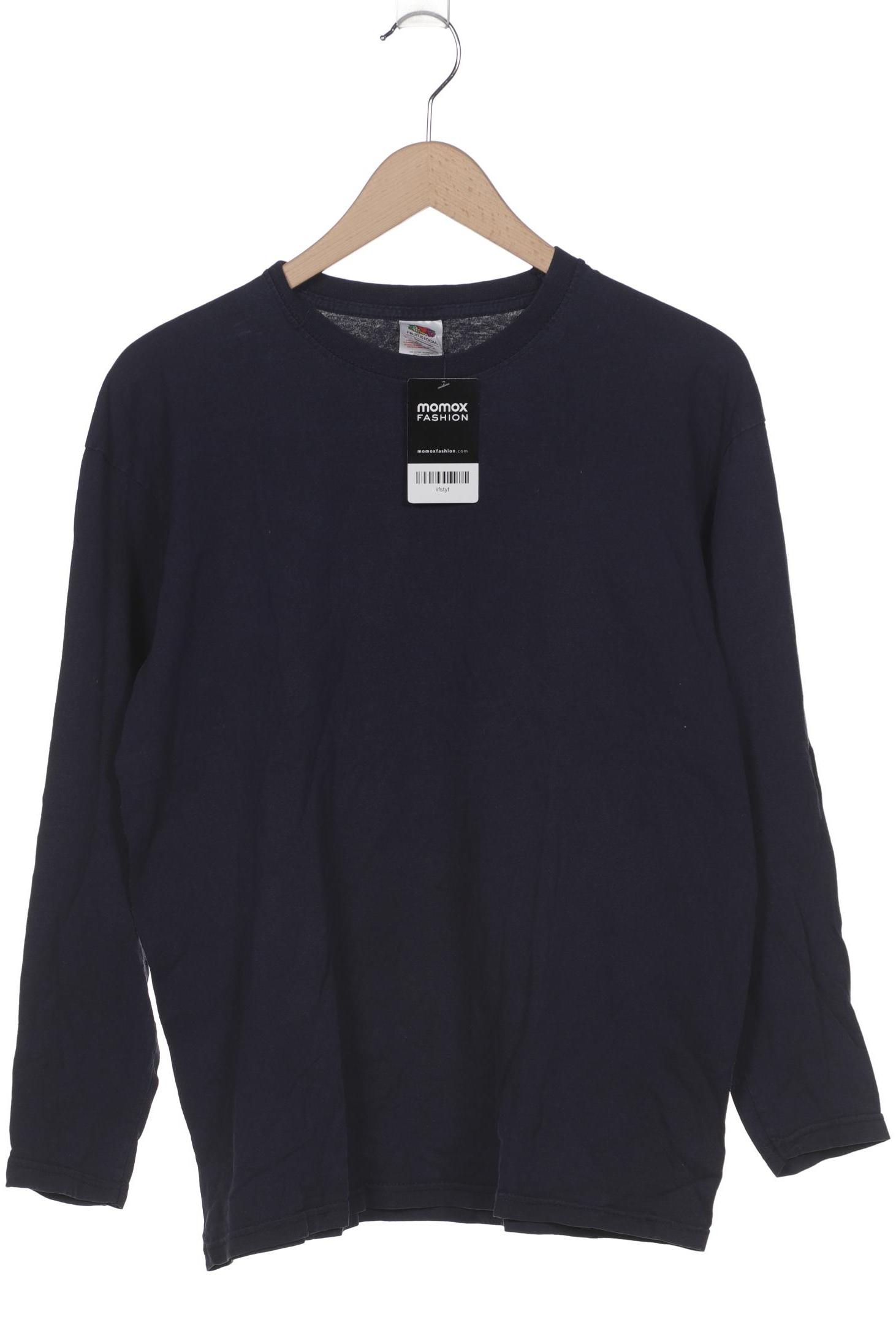 Thumbnail - Fruit of the Loom Herren Langarmshirt, marineblau, Gr. 52