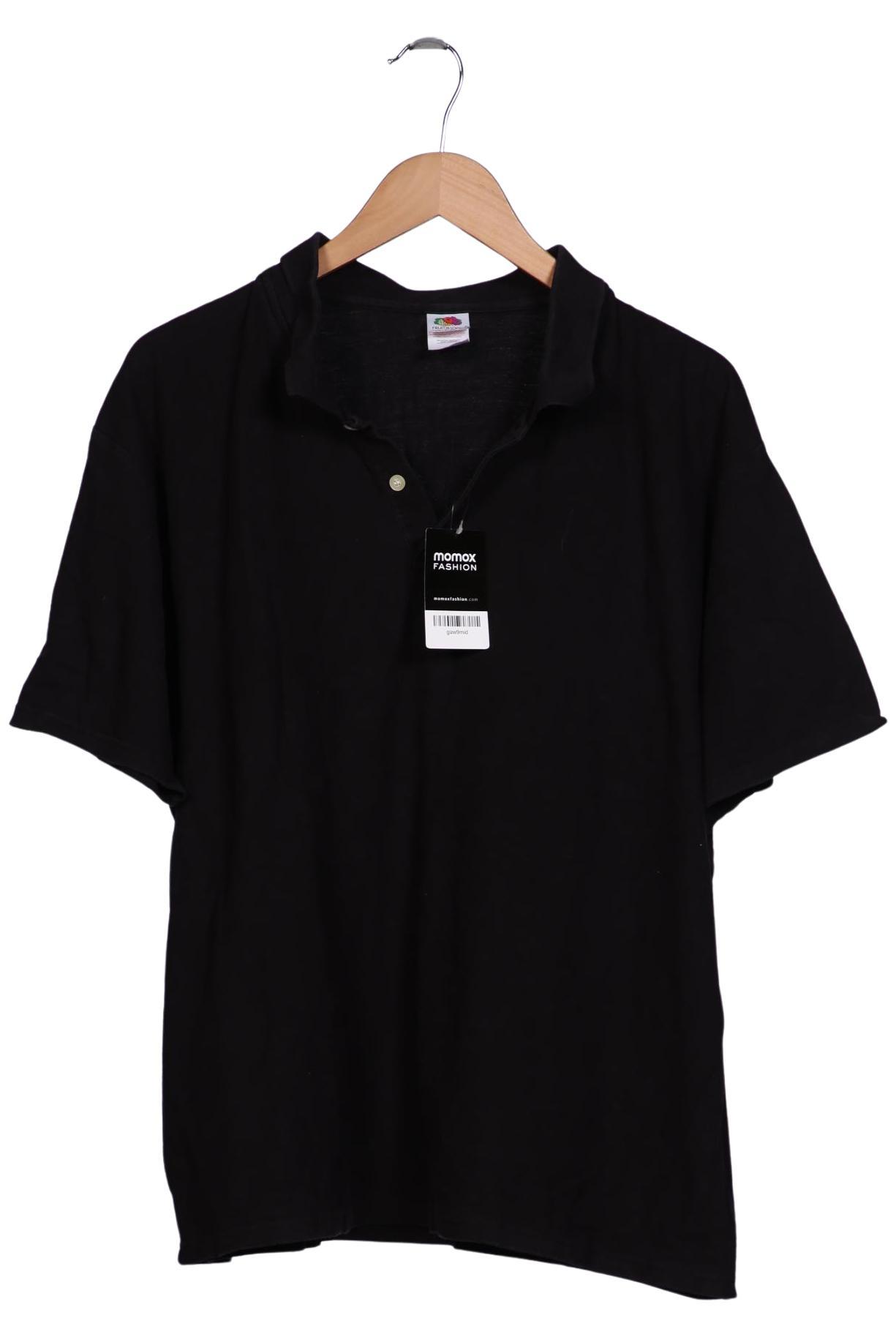 

Fruit of the Loom Herren Poloshirt, schwarz, Gr. 58