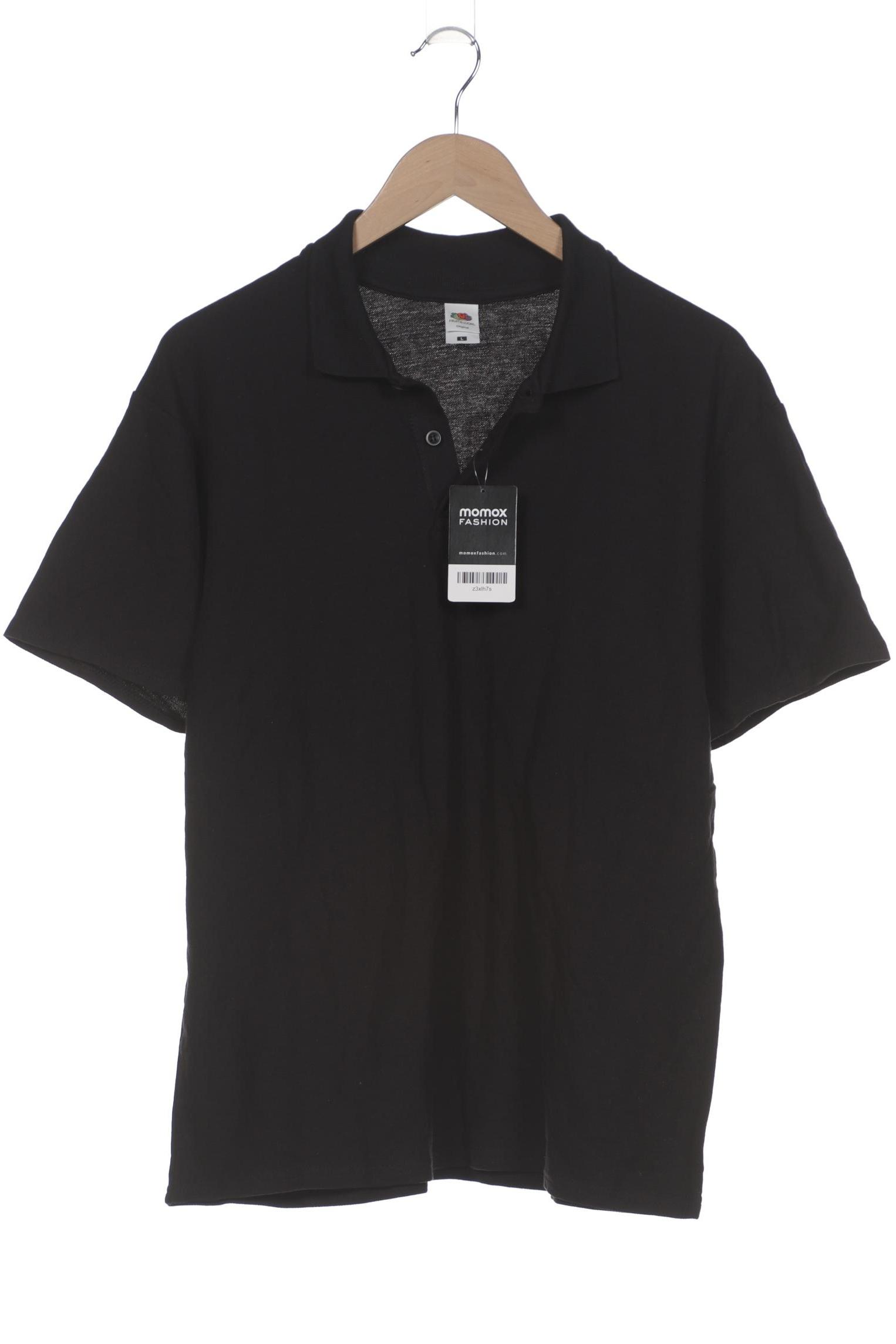 

Fruit of the Loom Herren Poloshirt, schwarz, Gr. 52