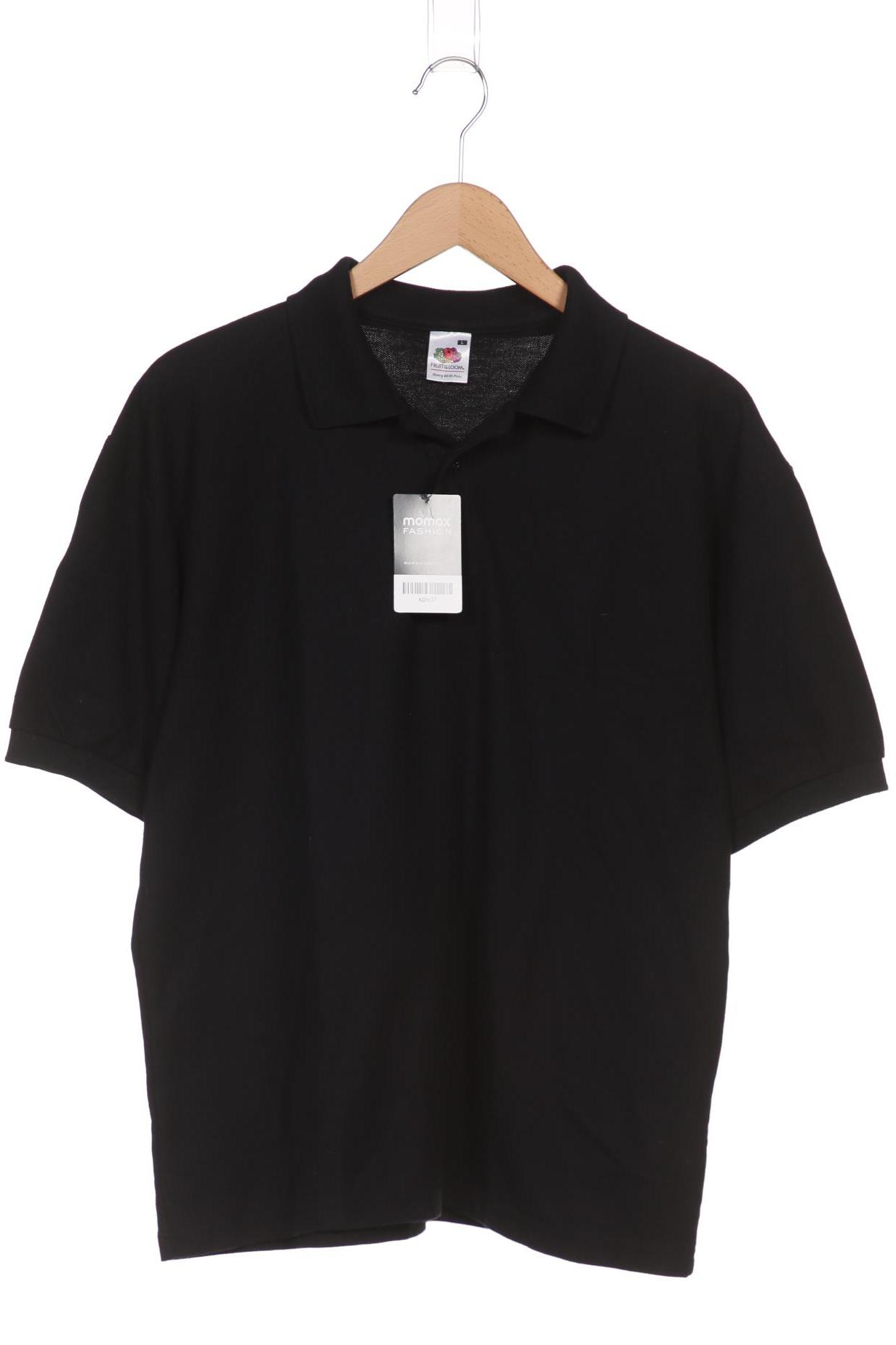 

Fruit of the Loom Herren Poloshirt, schwarz, Gr. 52