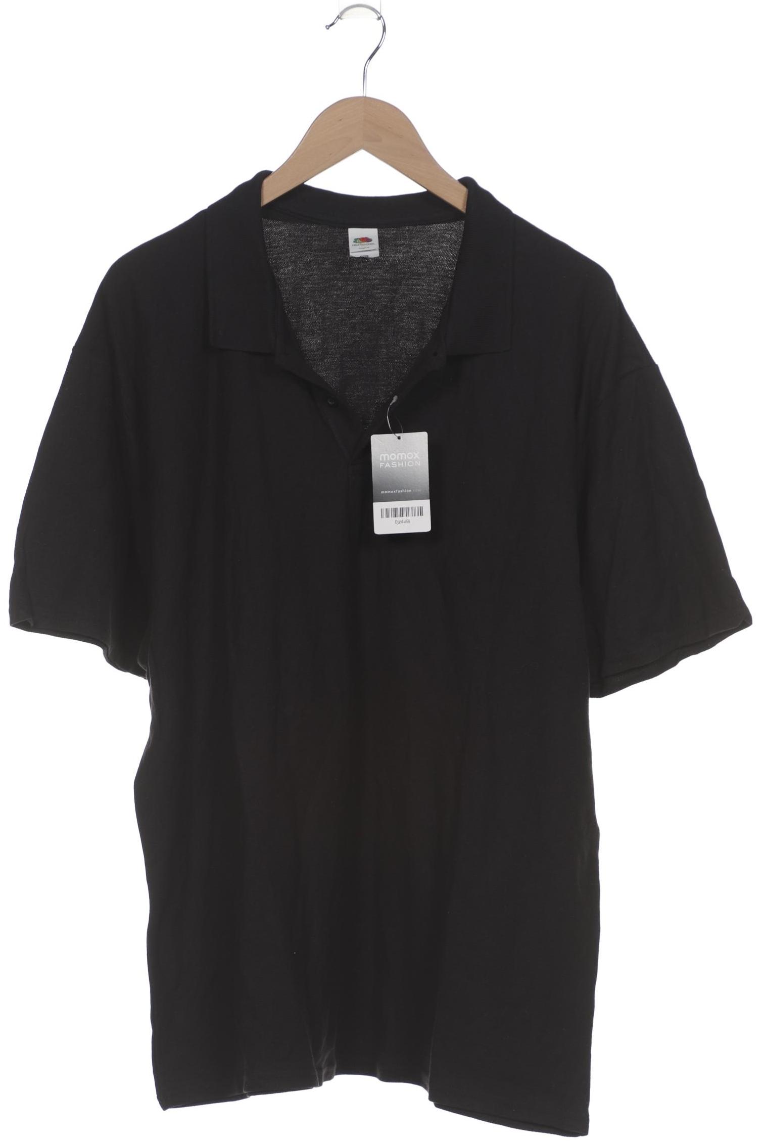 

Fruit of the Loom Herren Poloshirt, schwarz, Gr. 58
