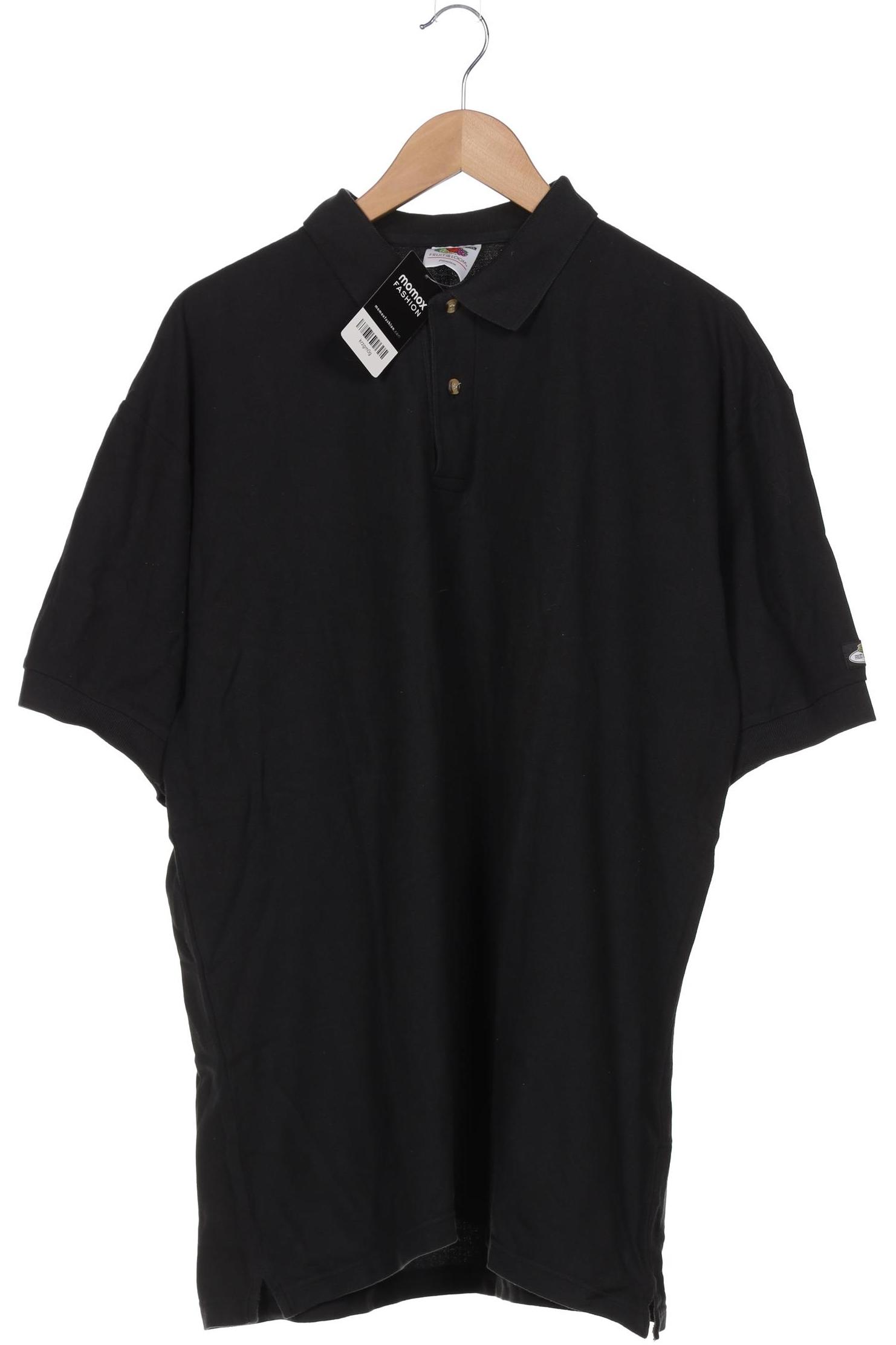 

Fruit of the Loom Herren Poloshirt, schwarz, Gr. 56