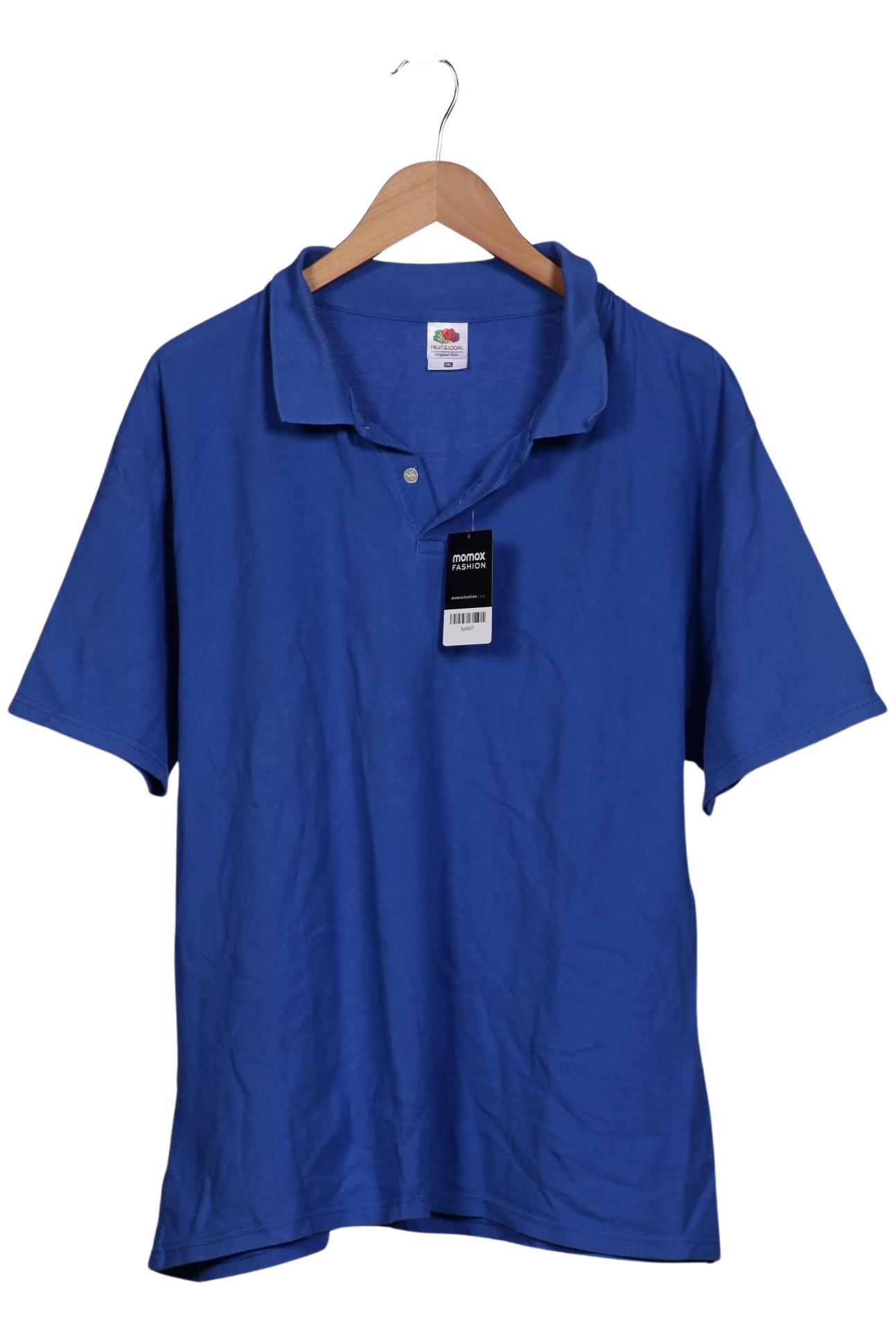 

Fruit of the Loom Herren Poloshirt, blau, Gr. 58