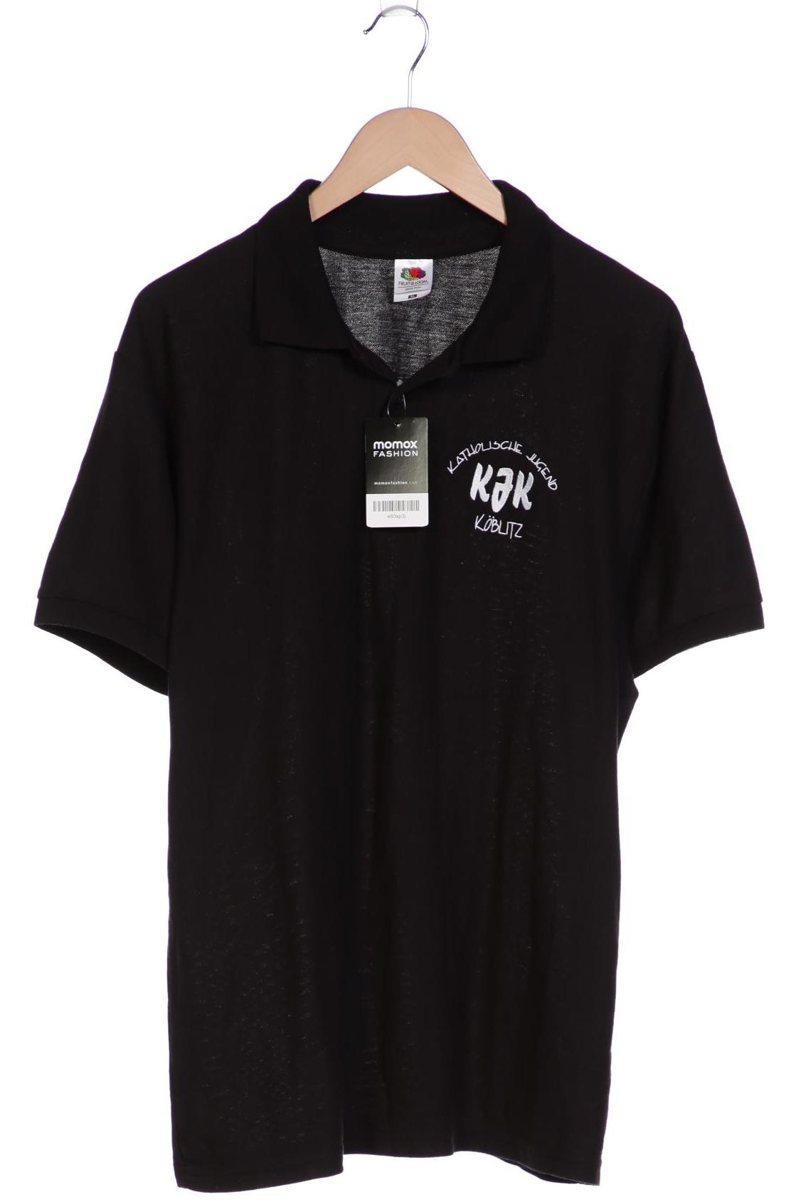 

Fruit of the Loom Herren Poloshirt, schwarz, Gr. 54