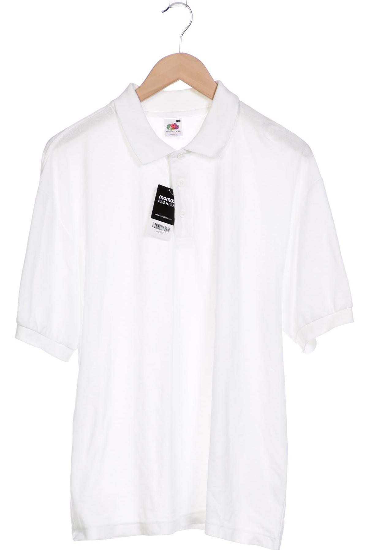 

Fruit of the Loom Herren Poloshirt, weiß, Gr. 52