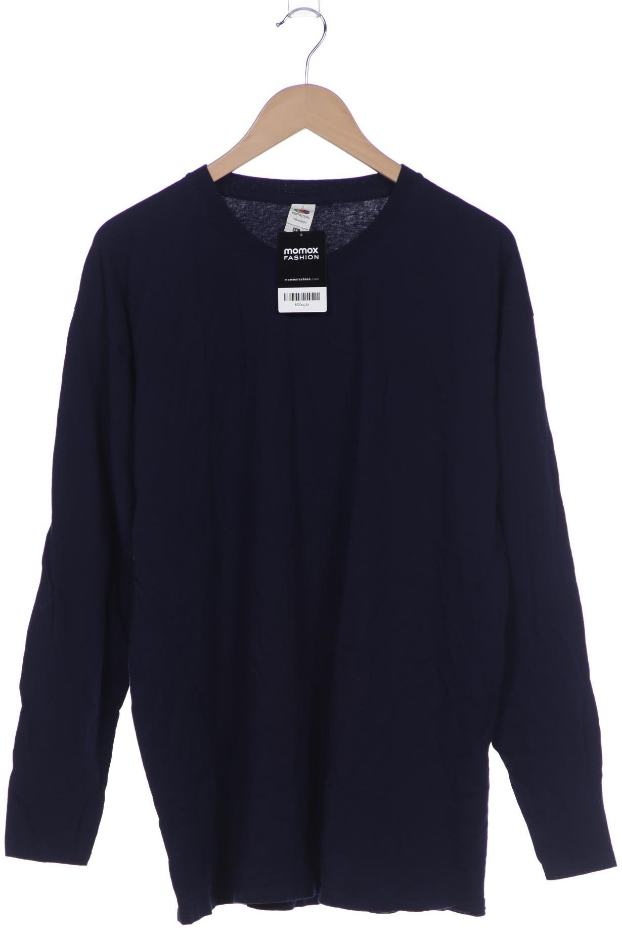 

Fruit of the Loom Herren Langarmshirt, marineblau, Gr. 56