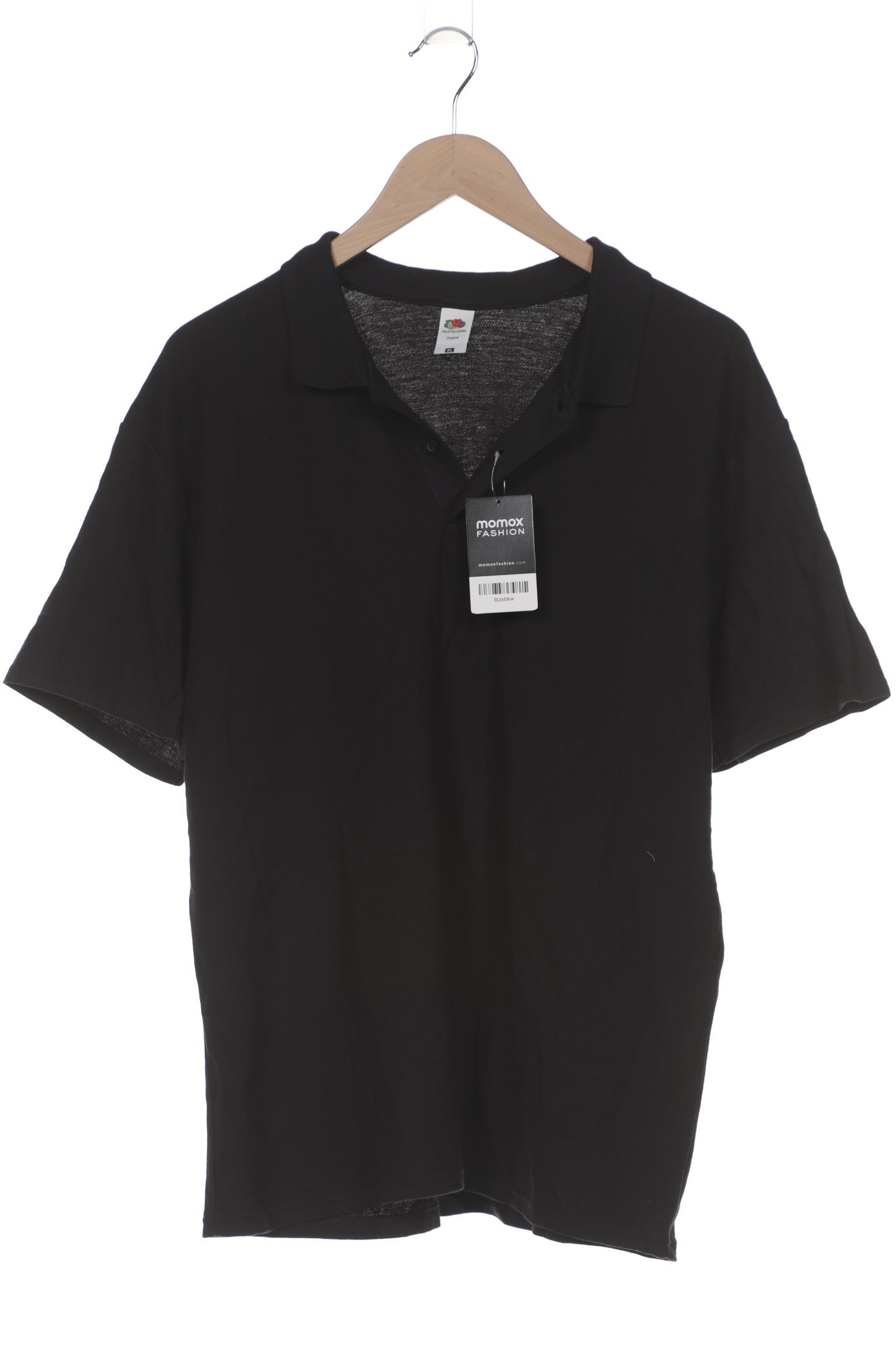

Fruit of the Loom Herren Poloshirt, schwarz, Gr. 54