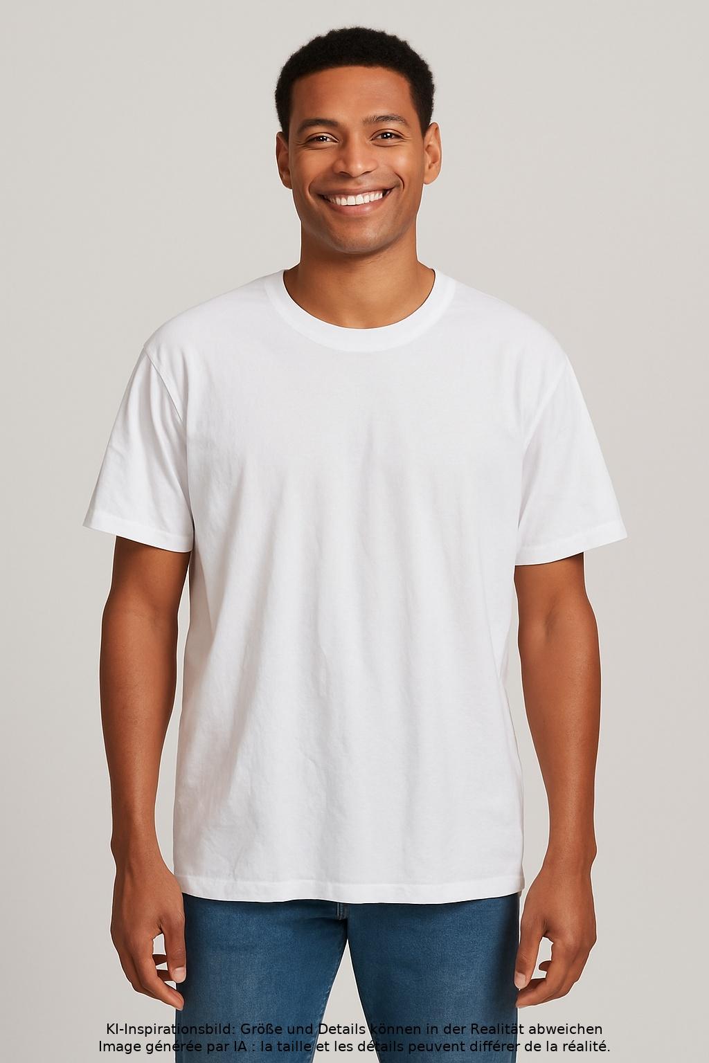 Thumbnail - Fruit of the Loom Herren T-Shirt, weiß, Gr. 54
