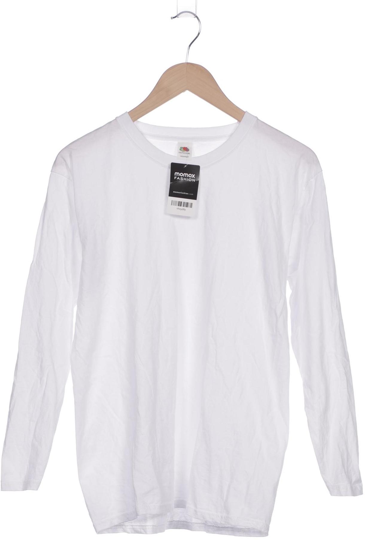 

Fruit of the Loom Herren Langarmshirt, weiß, Gr. 48