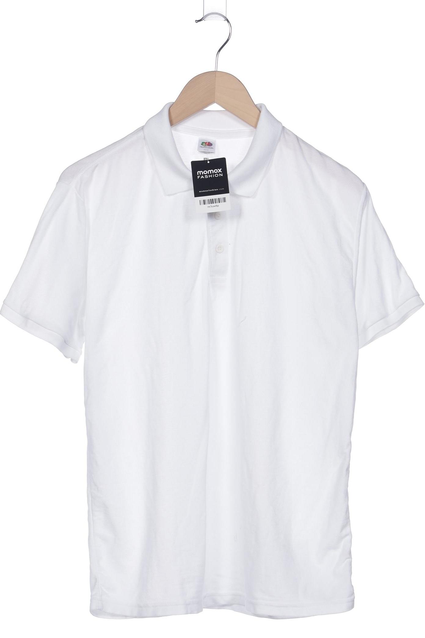 

Fruit of the Loom Herren Poloshirt, weiß, Gr. 52