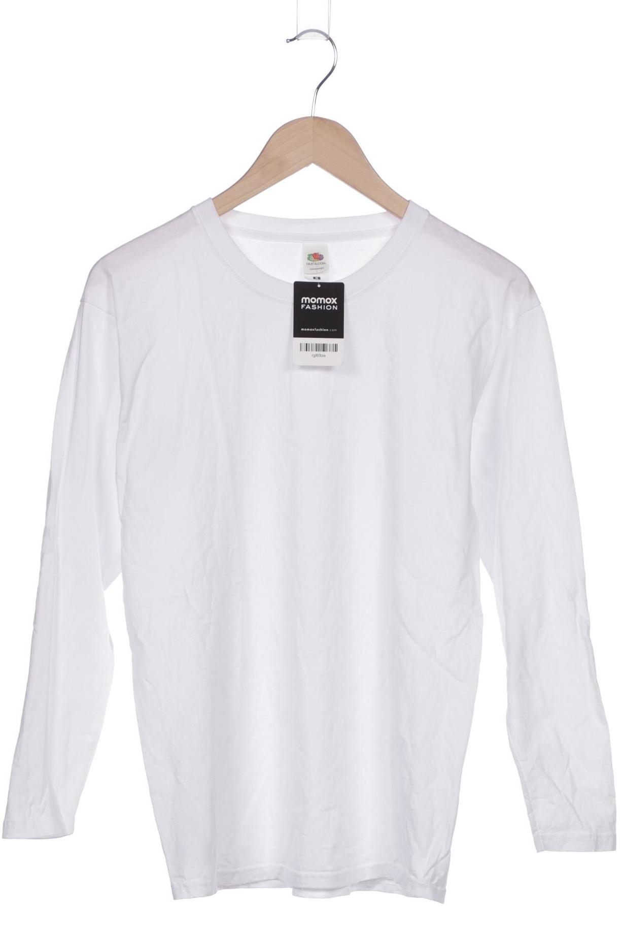 

Fruit of the Loom Herren Langarmshirt, weiß, Gr. 48