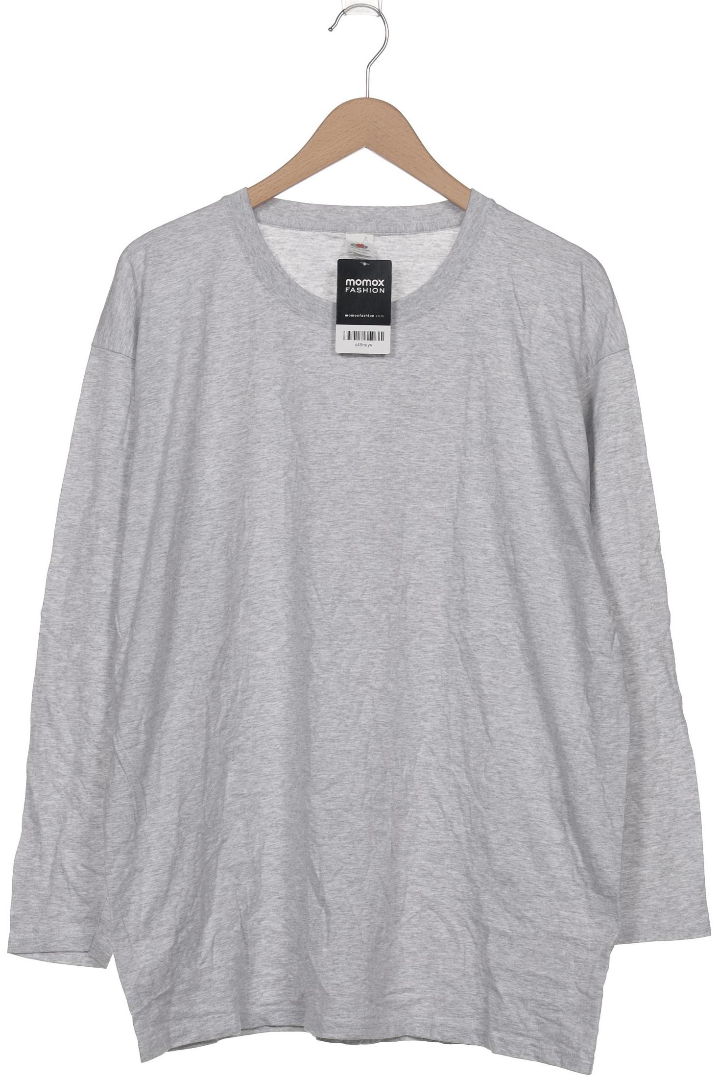 

Fruit of the Loom Herren Langarmshirt, grau, Gr. 56