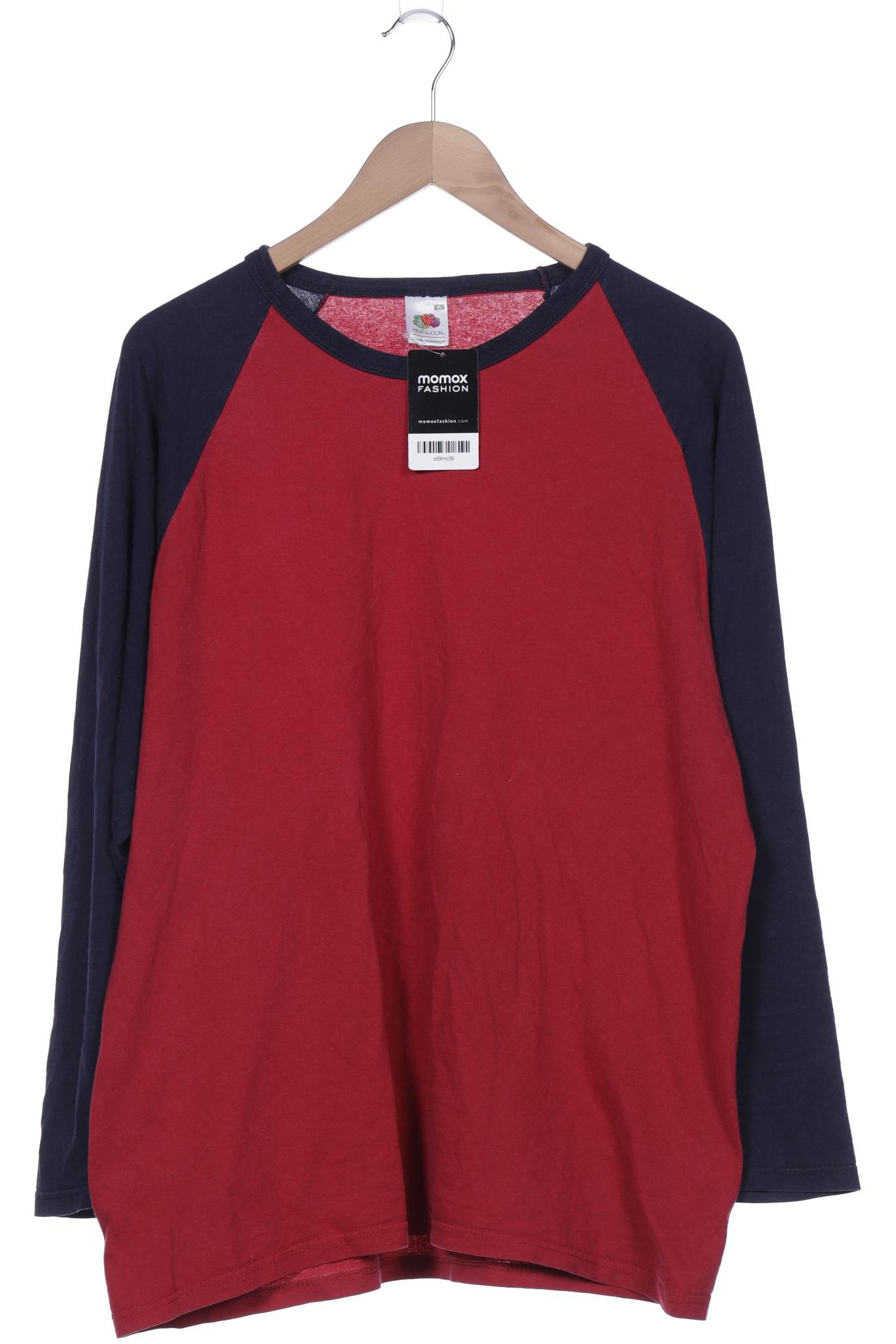 

Fruit of the Loom Herren Langarmshirt, bordeaux, Gr. 54