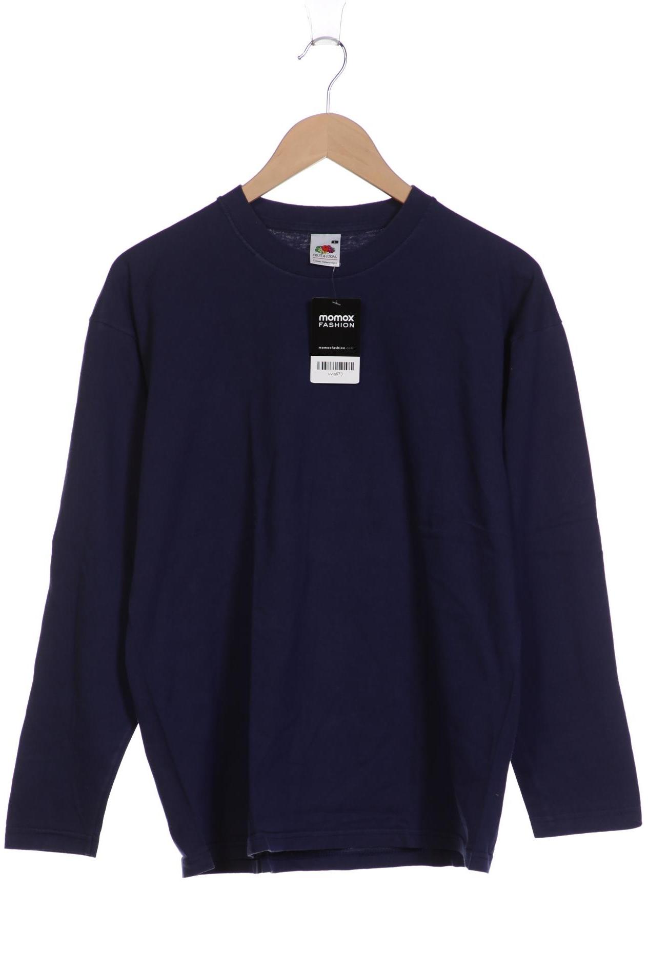 

Fruit of the Loom Herren Langarmshirt, marineblau, Gr. 52
