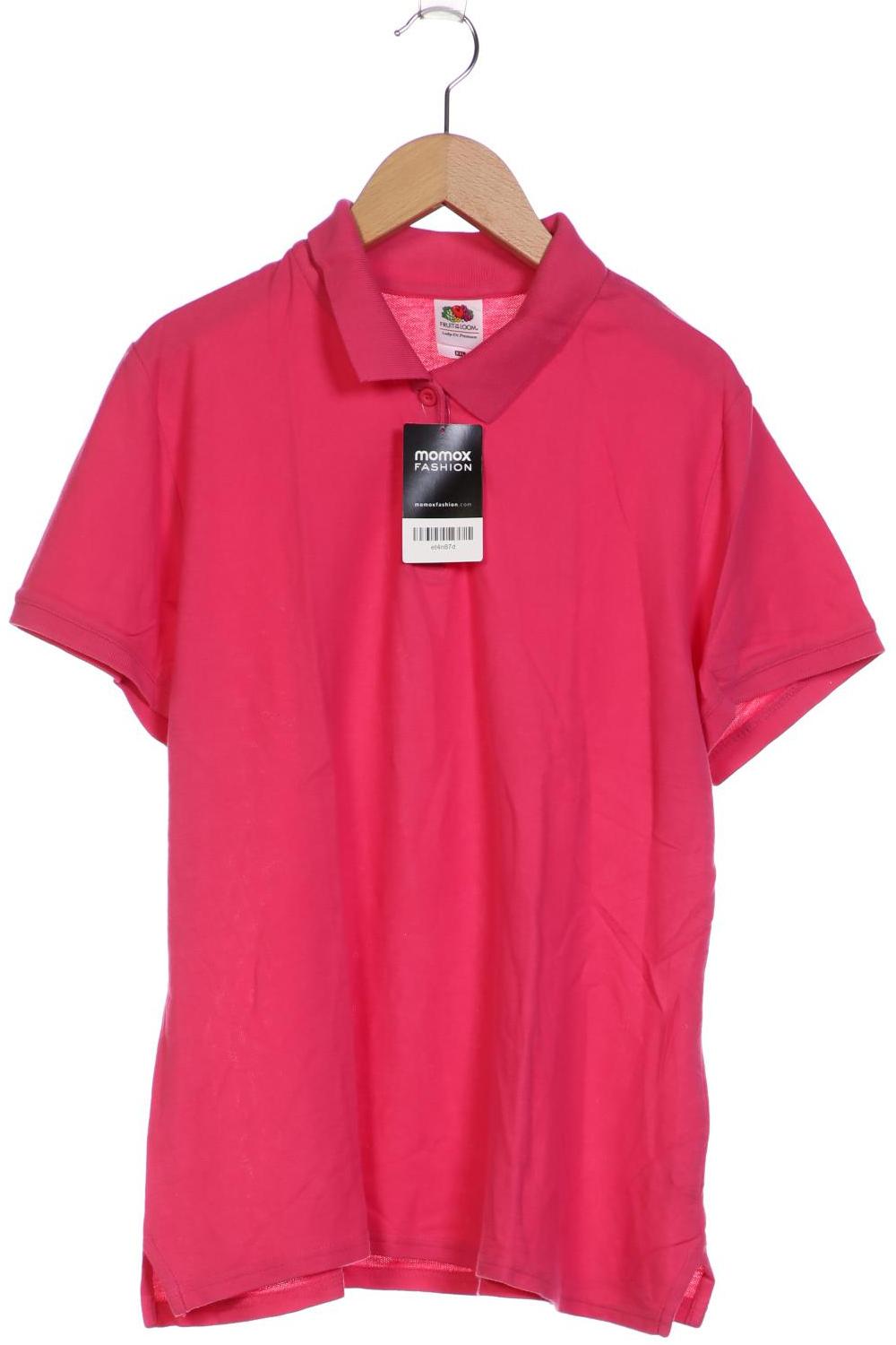 

Fruit of the Loom Damen Poloshirt, pink, Gr. 46