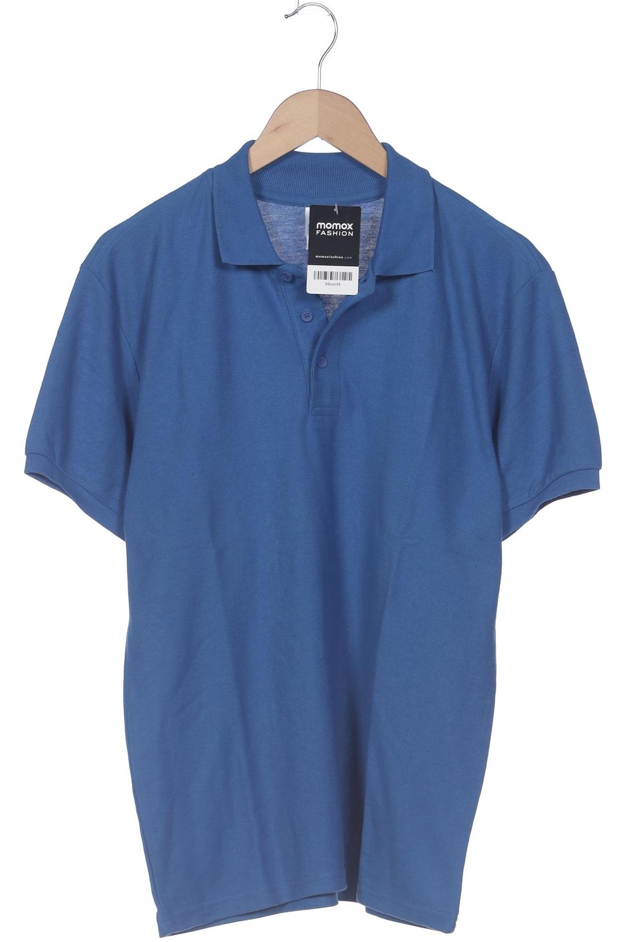 Thumbnail - Fruit of the Loom Herren Poloshirt, blau, Gr. 48