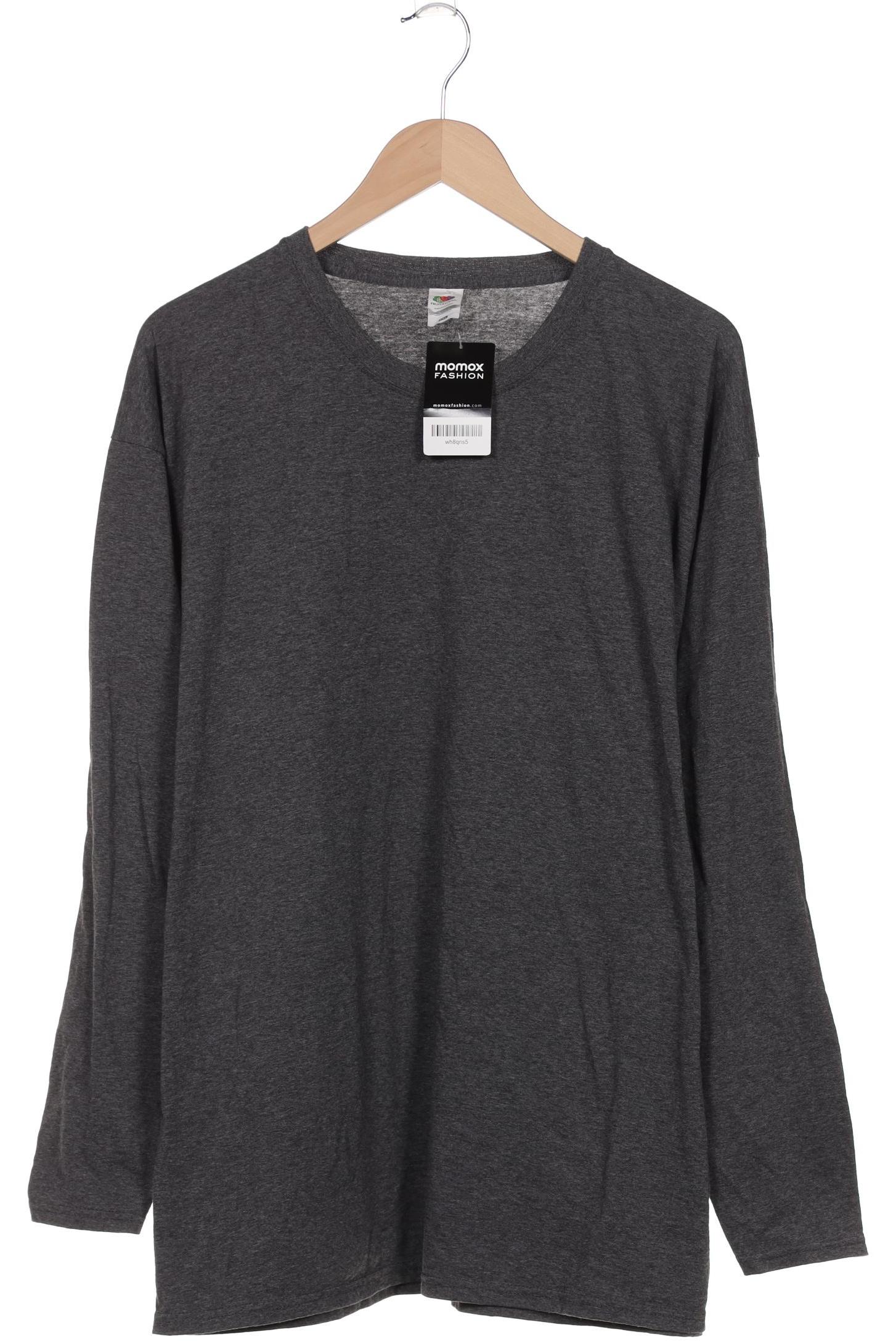 

Fruit of the Loom Herren Langarmshirt, grau, Gr. 56