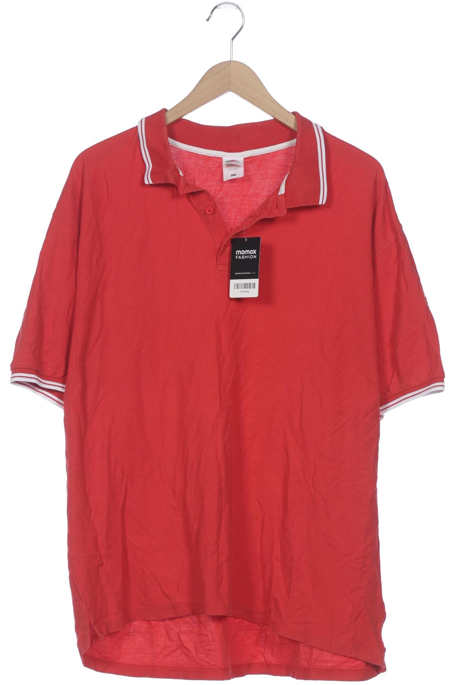 

Fruit of the Loom Herren Poloshirt, rot, Gr. 58