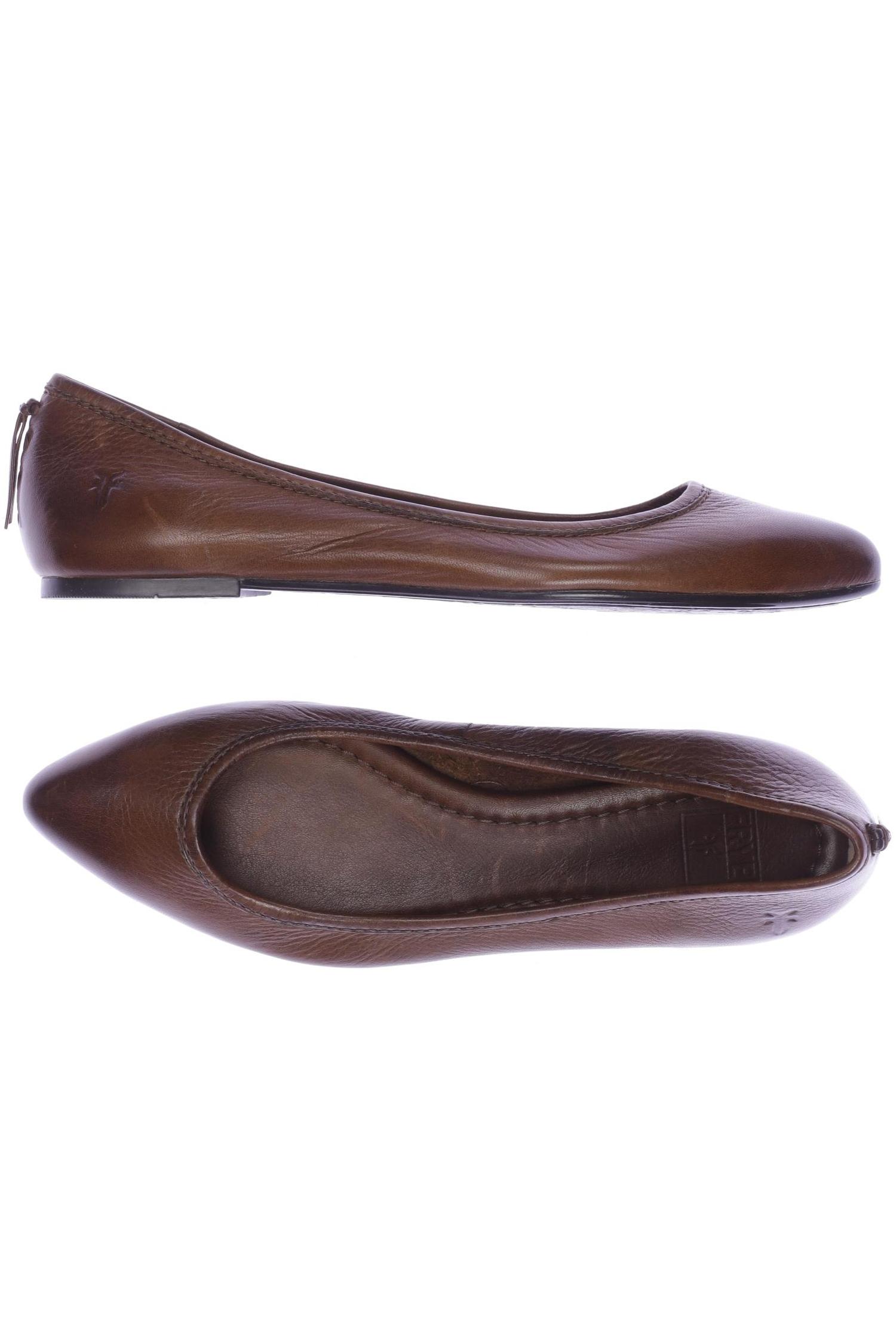 

Frye Damen Ballerinas, braun, Gr. 7.5