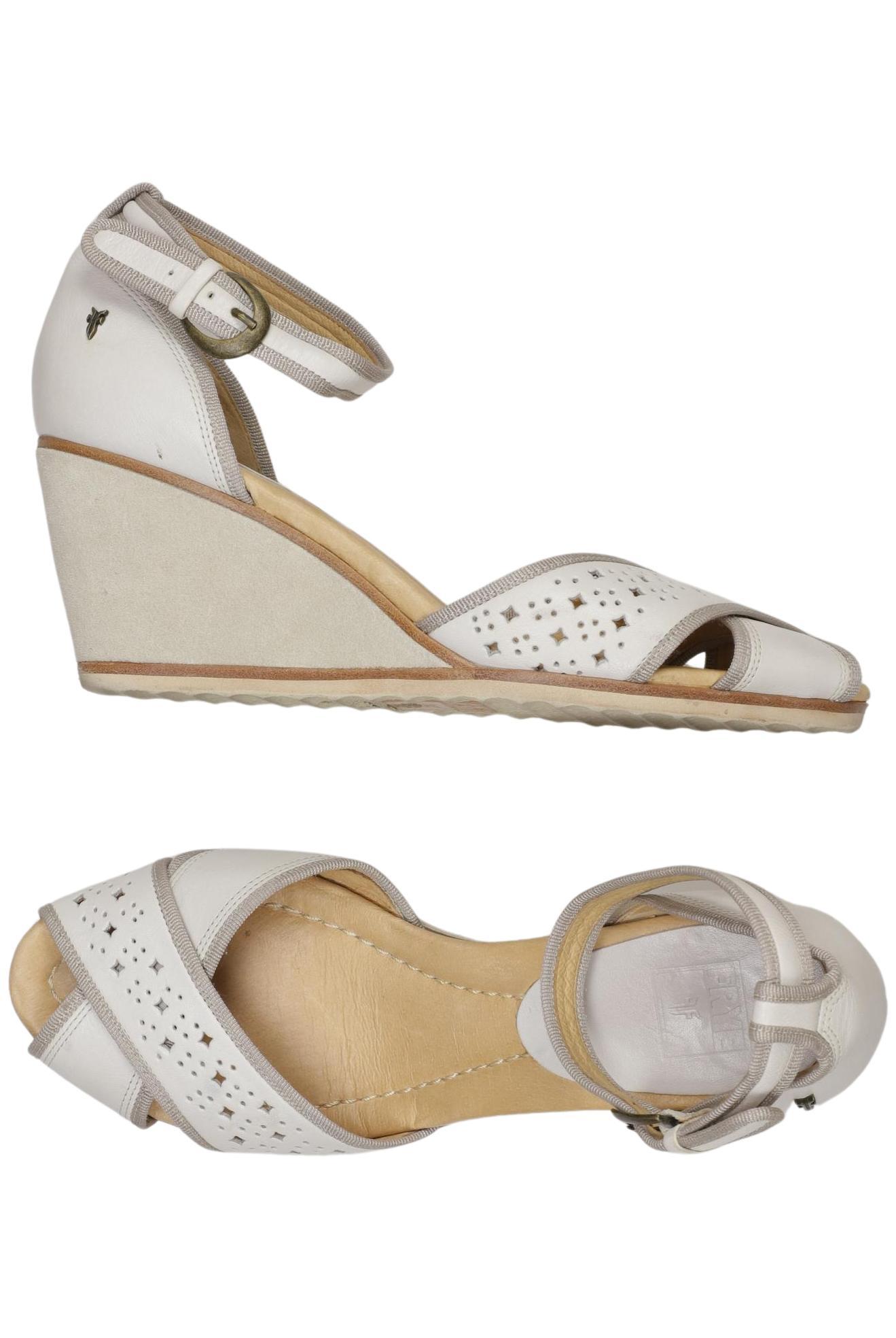 

Frye Damen Sandale, beige, Gr. 8.5