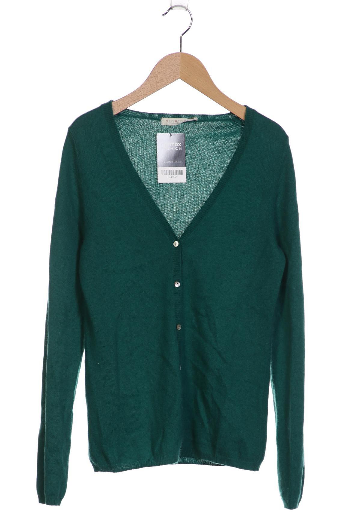 

FTC Cashmere Damen Strickjacke, grün, Gr. 34