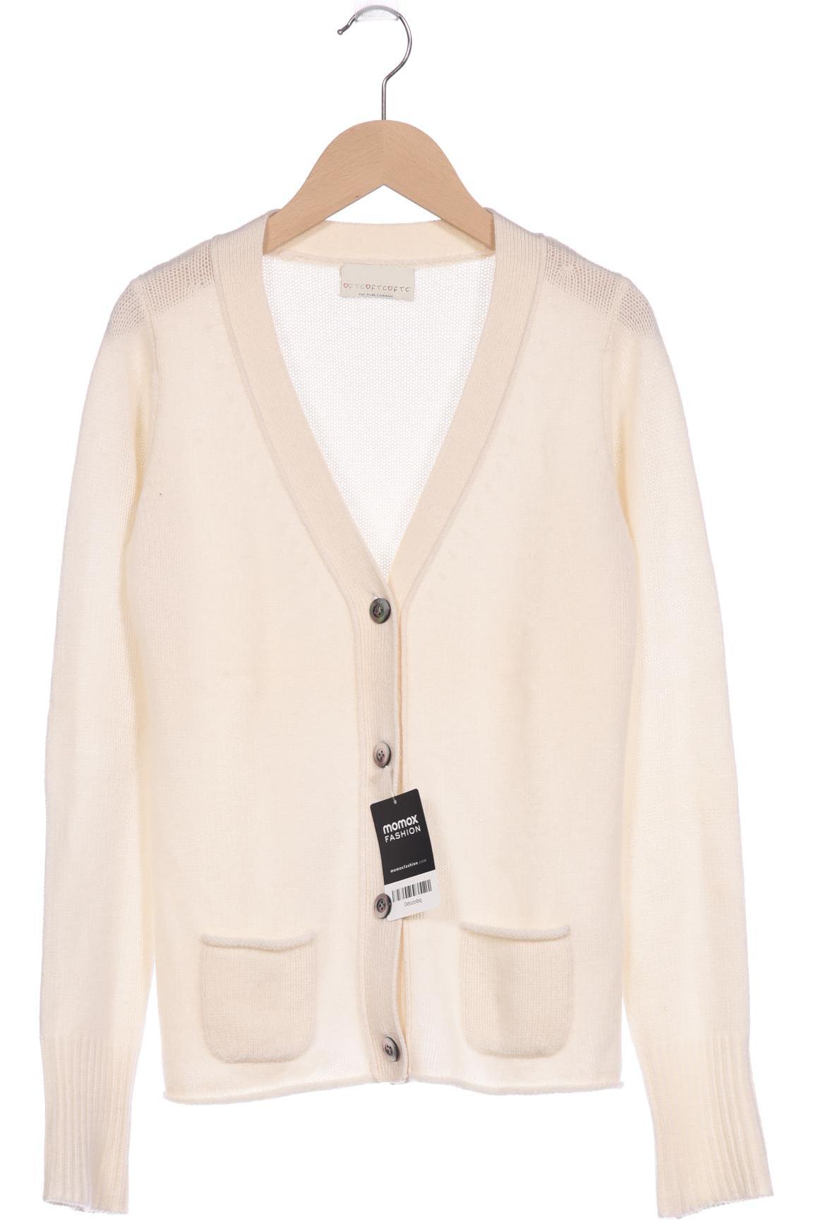

FTC Cashmere Damen Strickjacke, cremeweiß, Gr. 36