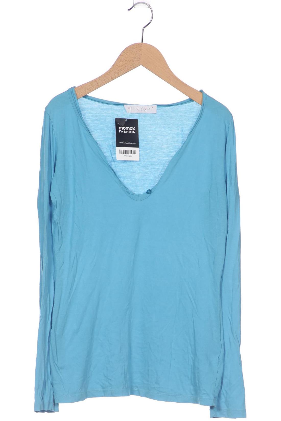

FTC Cashmere Damen Langarmshirt, hellblau, Gr. 36