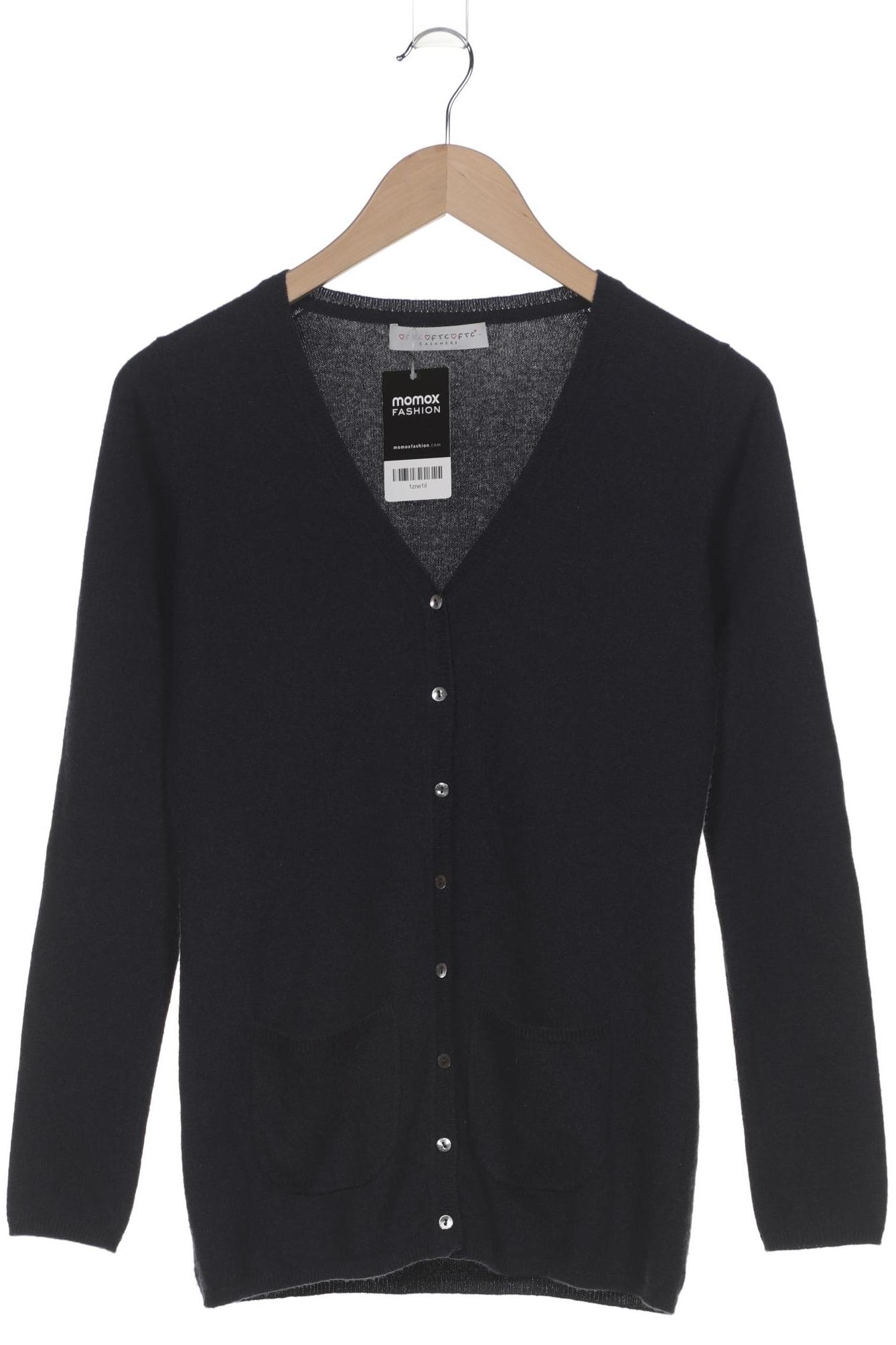 

FTC Cashmere Damen Strickjacke, marineblau, Gr. 36