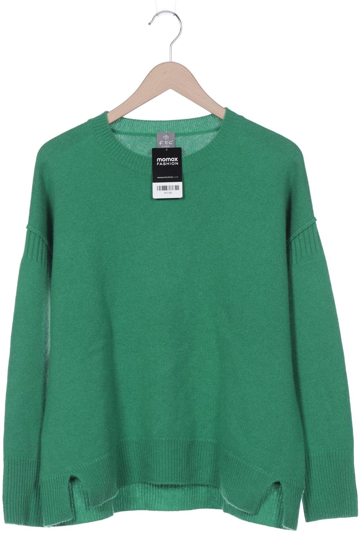 

FTC Cashmere Damen Pullover, grün, Gr. 44