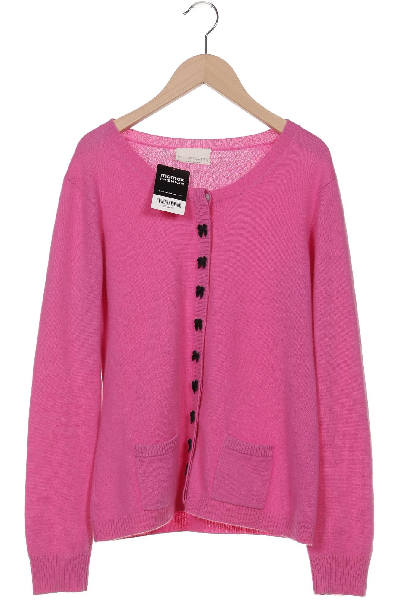 

FTC Cashmere Damen Strickjacke, pink, Gr. 44