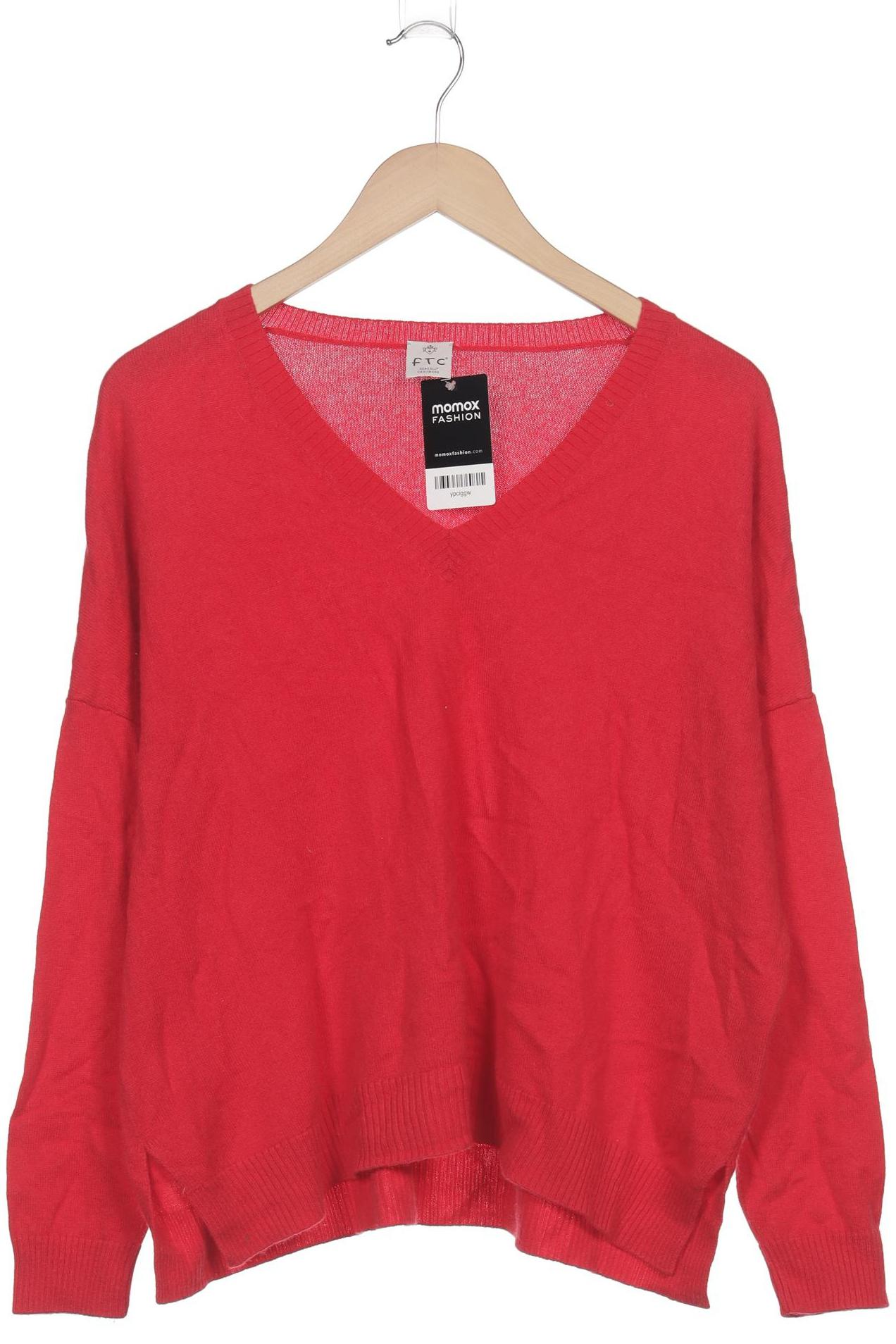 

FTC Cashmere Damen Pullover, rot, Gr. 42