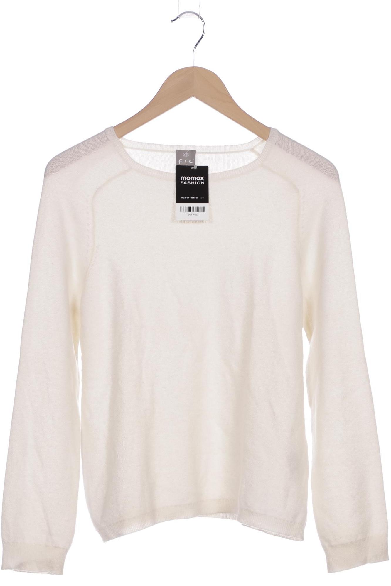 

FTC Cashmere Damen Pullover, cremeweiß, Gr. 34