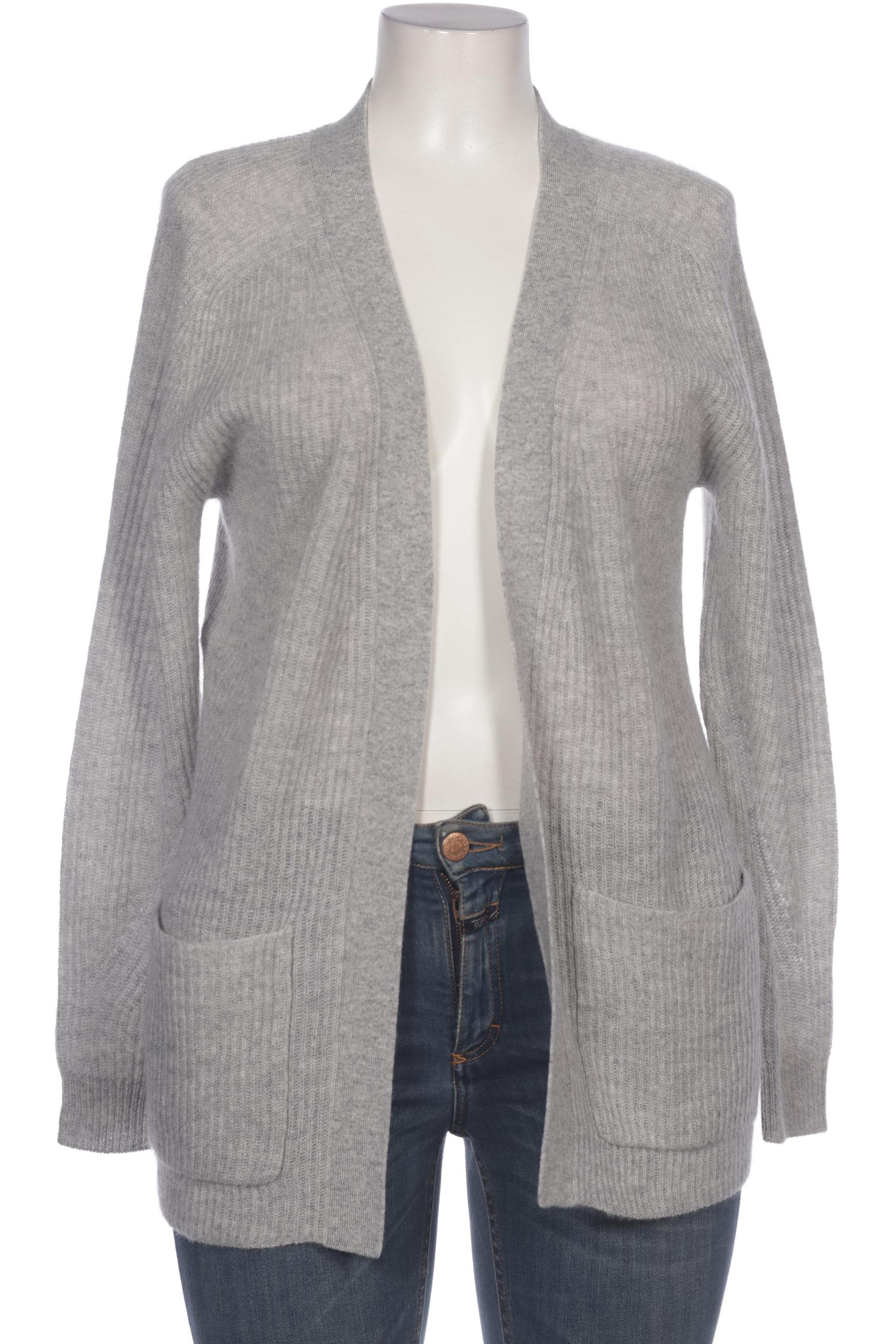 

FTC Cashmere Damen Strickjacke, grau, Gr. 34