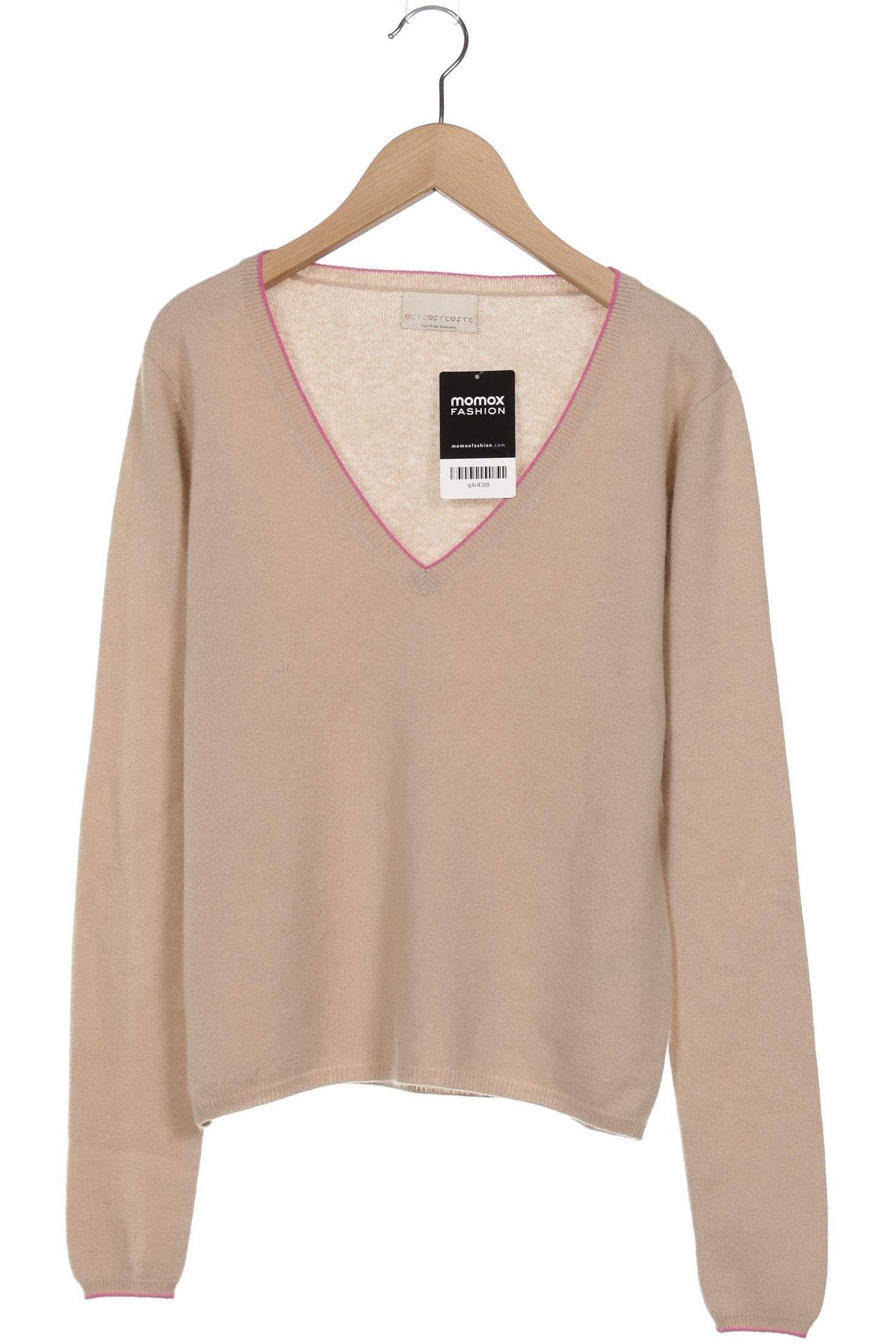 

FTC Cashmere Damen Pullover, beige, Gr. 34