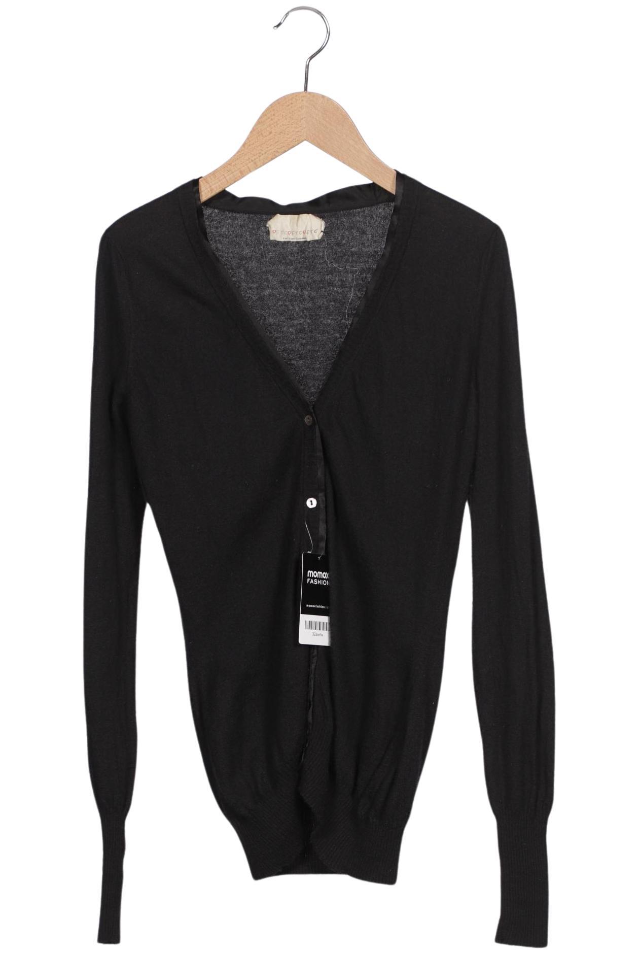 

FTC Cashmere Damen Strickjacke, schwarz, Gr. 36