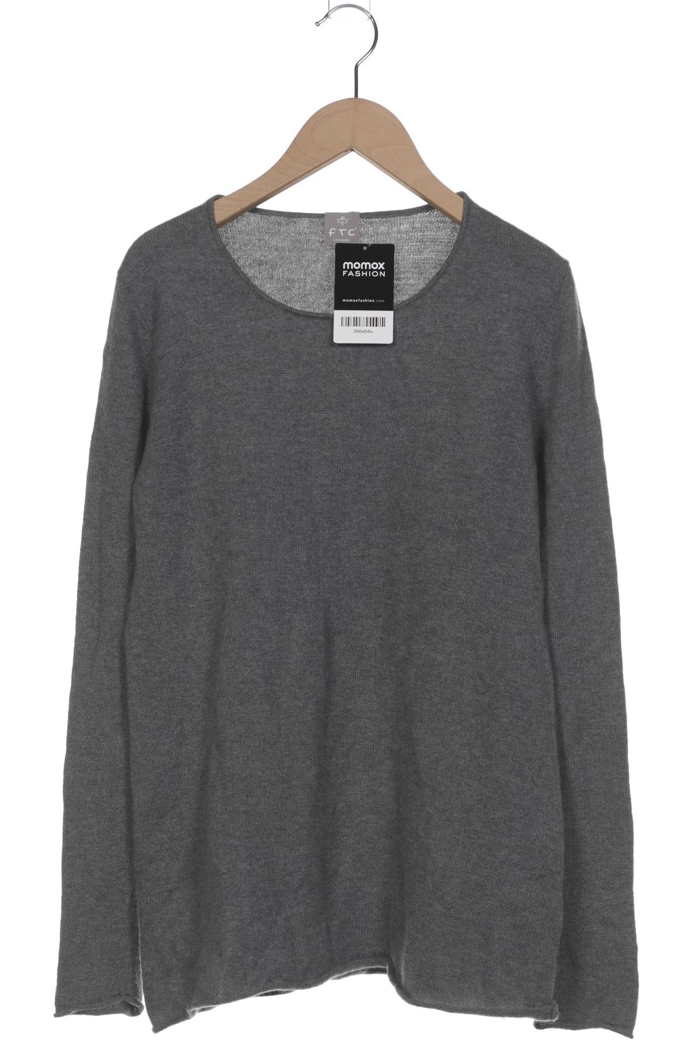 

FTC Cashmere Damen Pullover, grau, Gr. 42