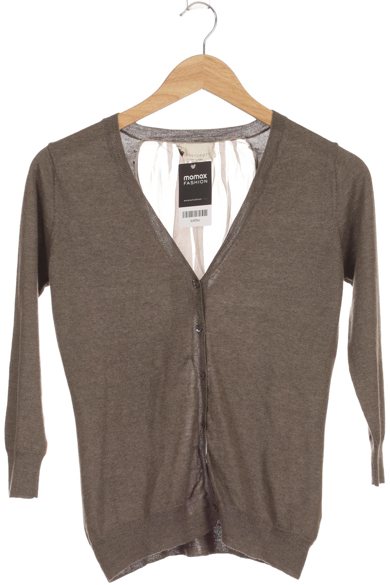 

FTC Cashmere Damen Strickjacke, grau, Gr.