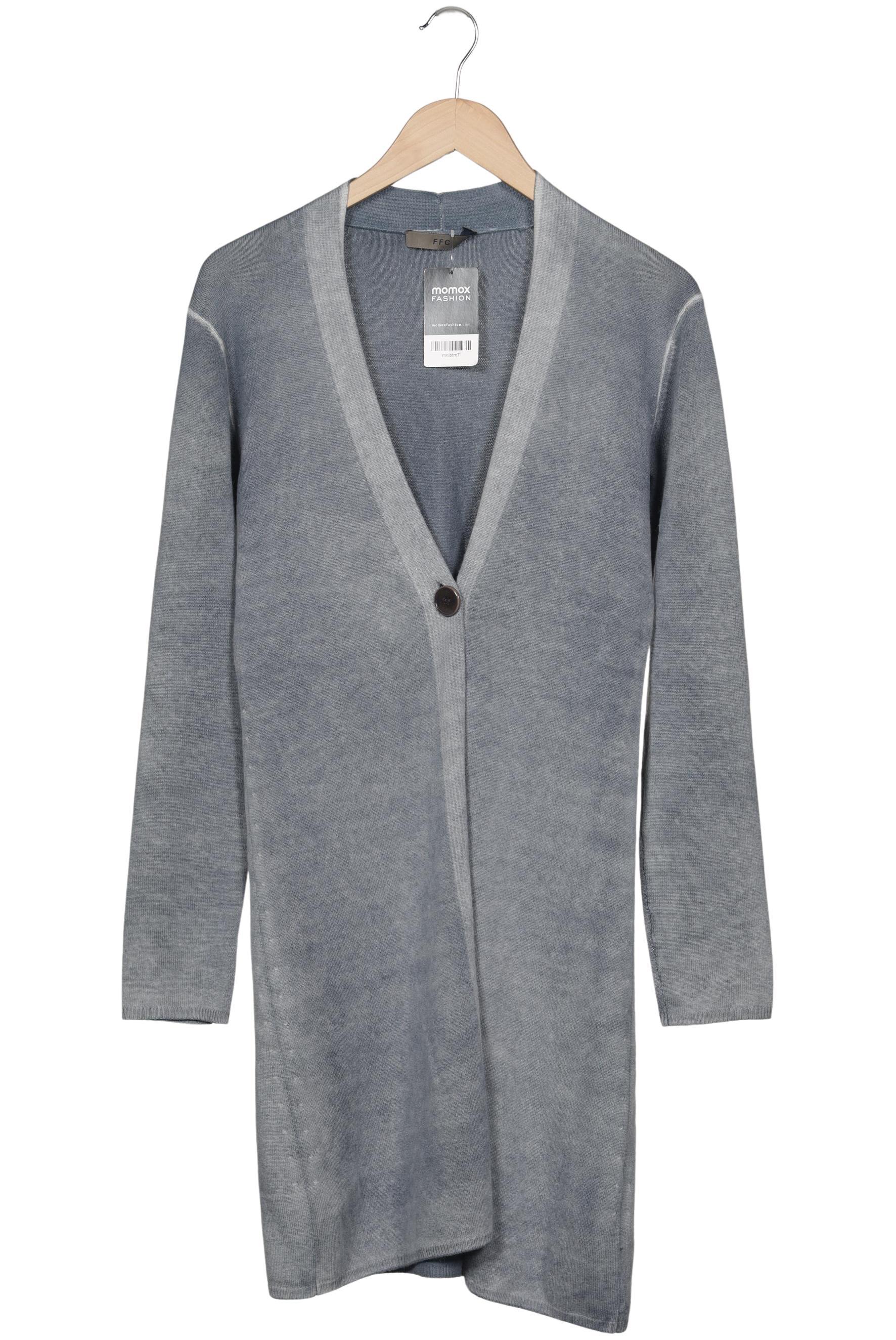 

FTC Cashmere Damen Strickjacke, blau, Gr. 42