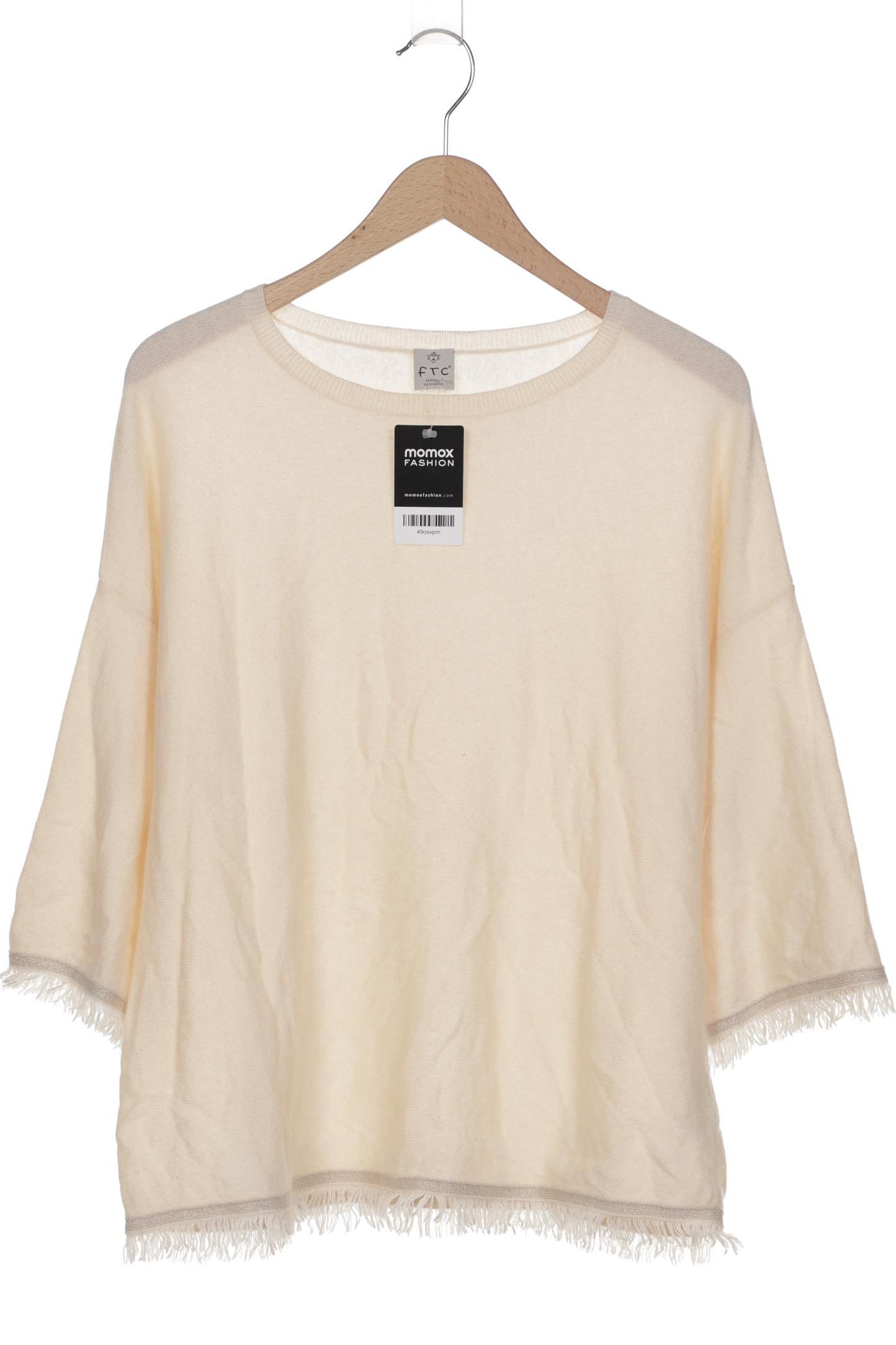 

FTC Cashmere Damen Pullover, cremeweiß, Gr. 42