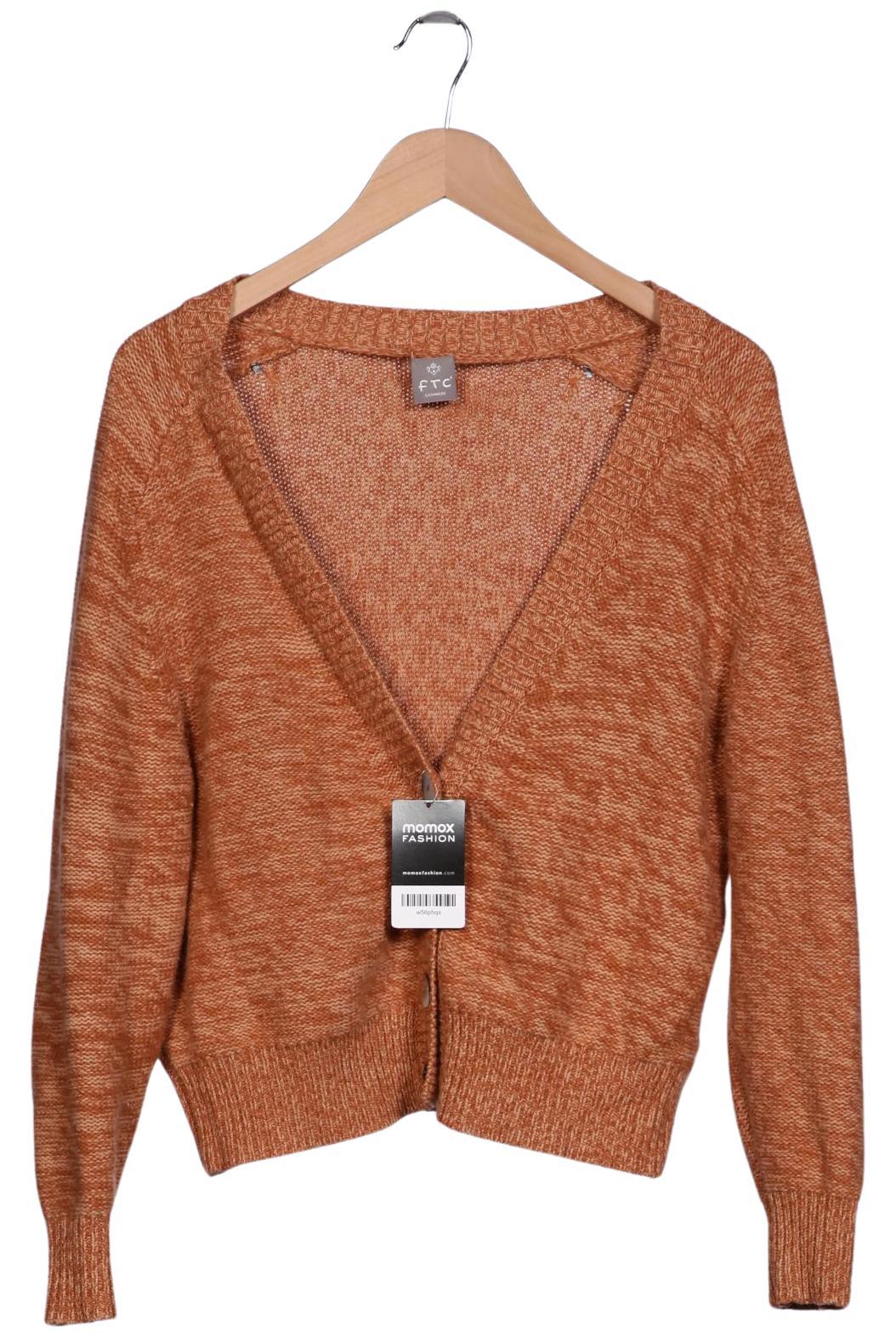 

FTC Cashmere Damen Strickjacke, braun, Gr. 34