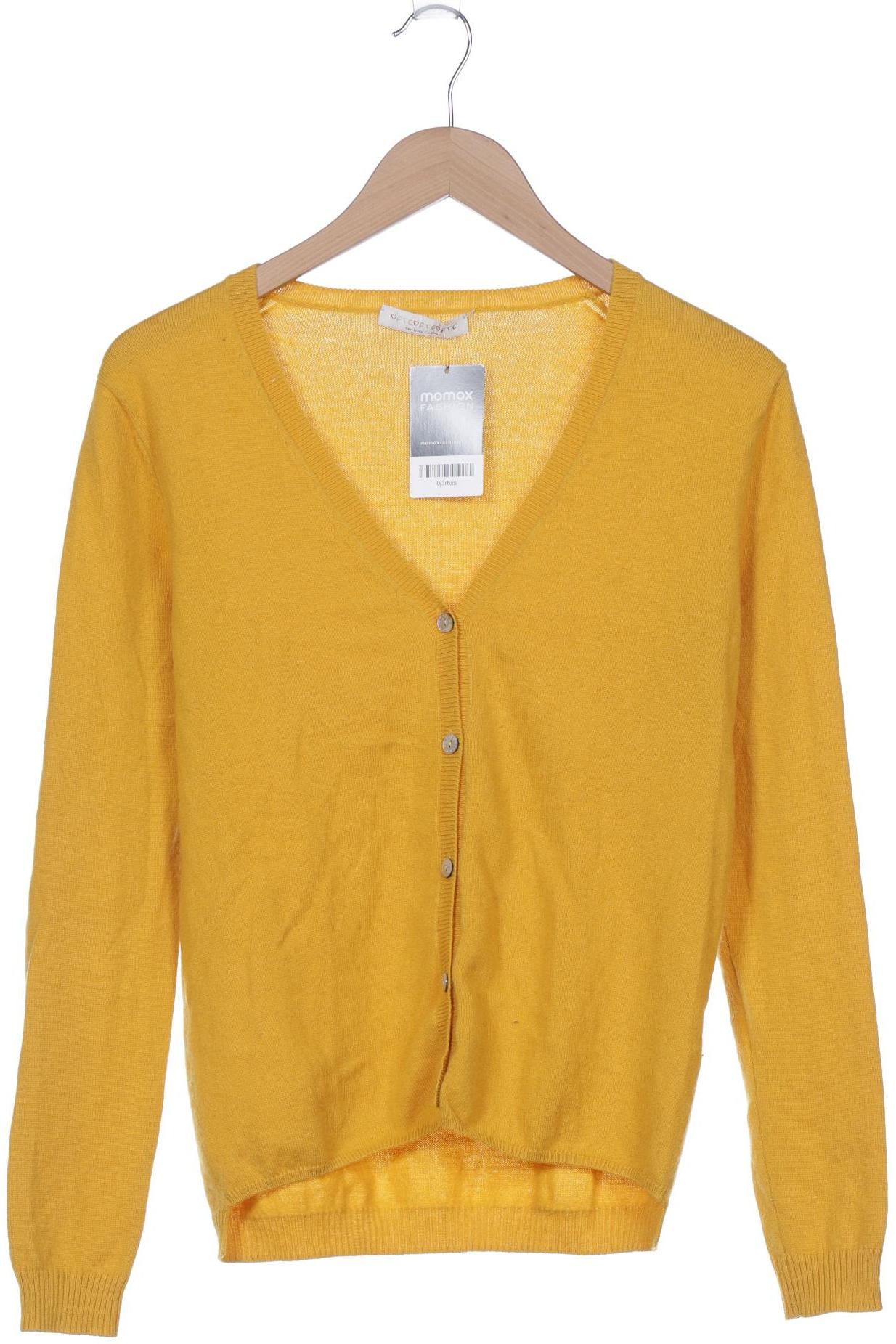 

FTC Cashmere Damen Strickjacke, gelb, Gr. 38