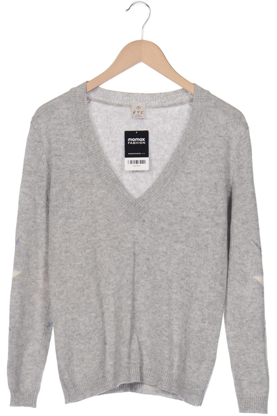 

FTC Cashmere Damen Pullover, grau, Gr. 36