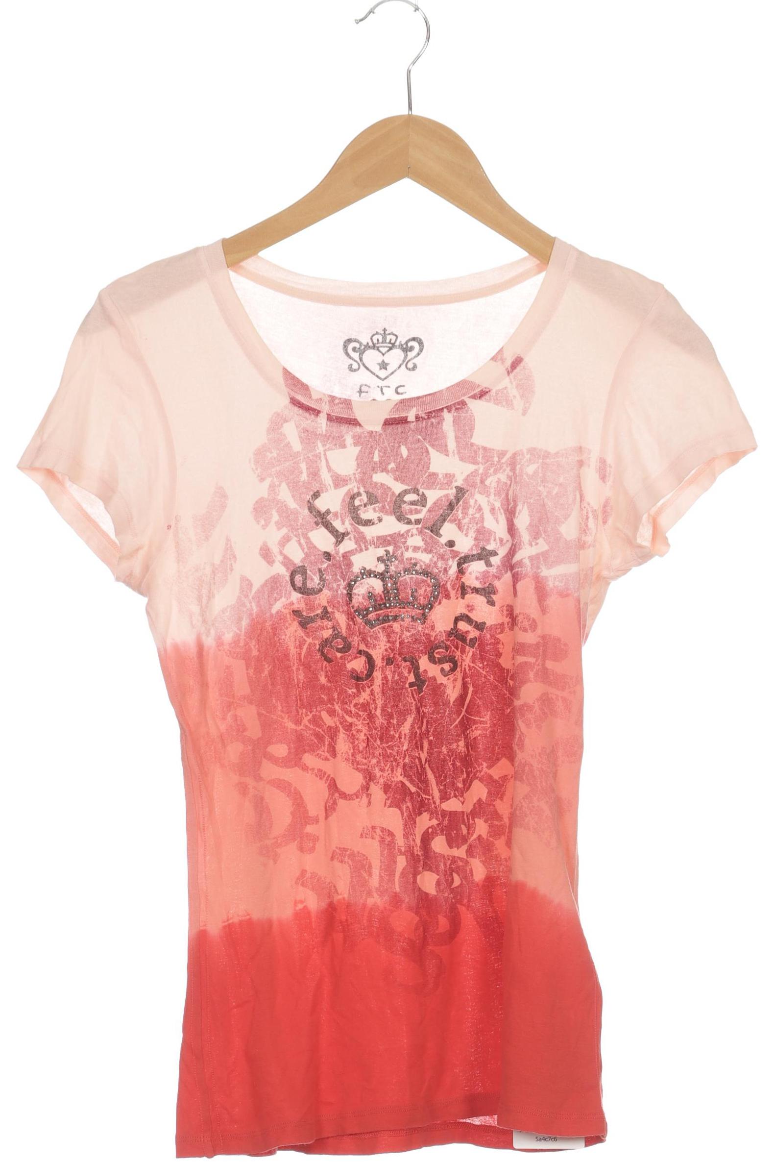 

FTC Cashmere Damen T-Shirt, orange, Gr. 36