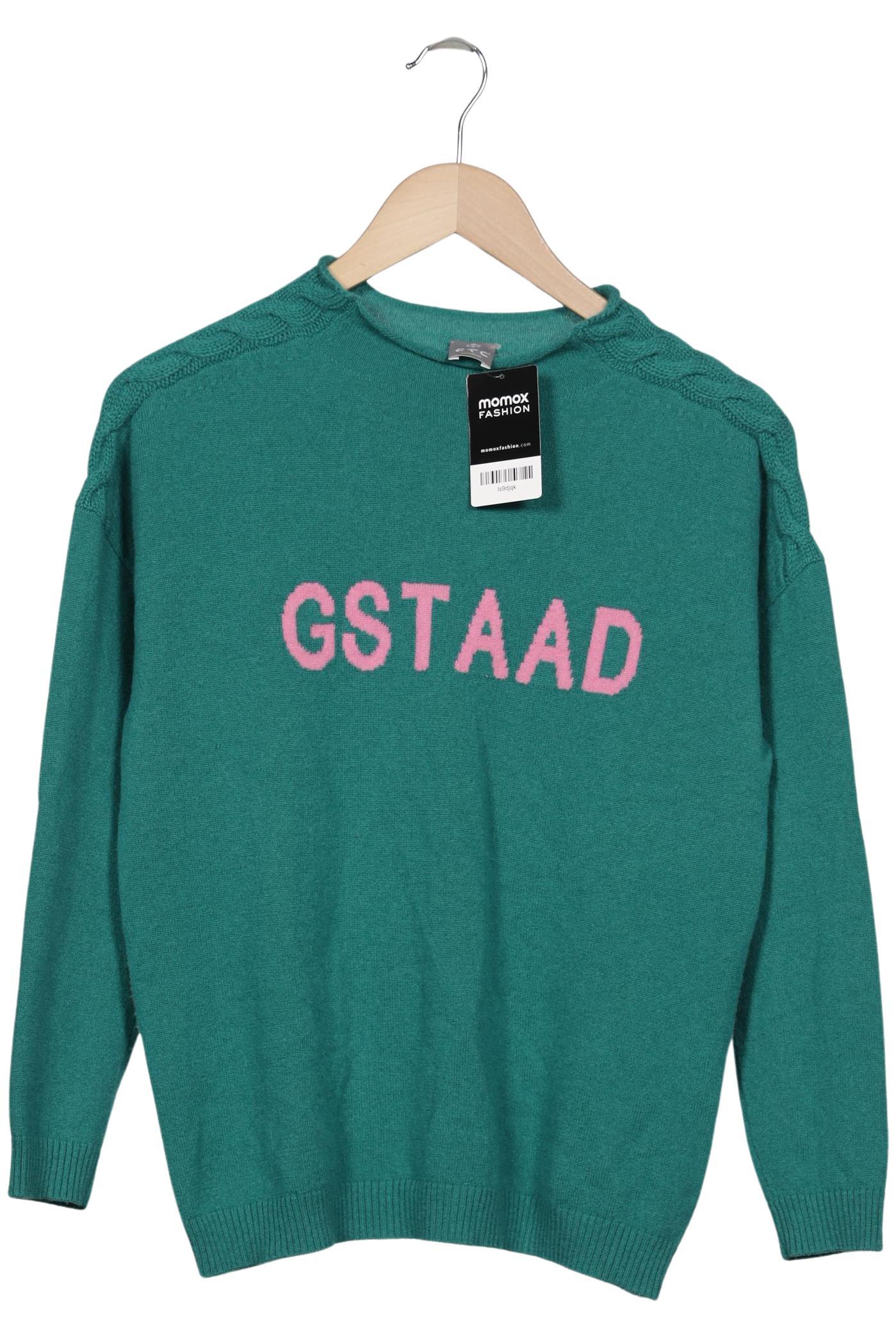 

FTC Cashmere Damen Pullover, grün, Gr. 36