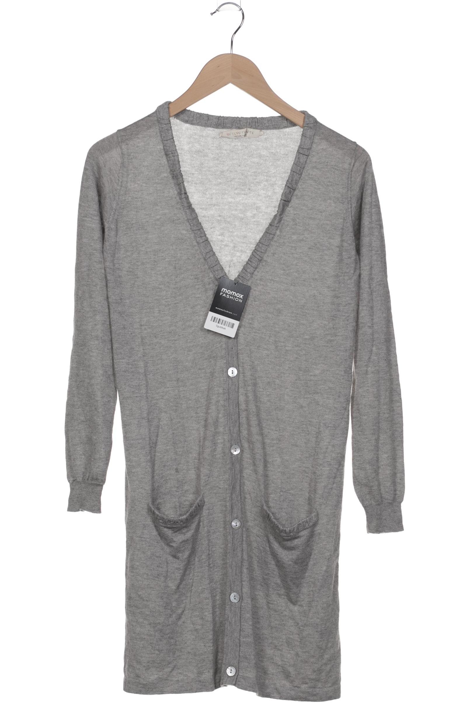 

FTC Cashmere Damen Strickjacke, grau, Gr. 34