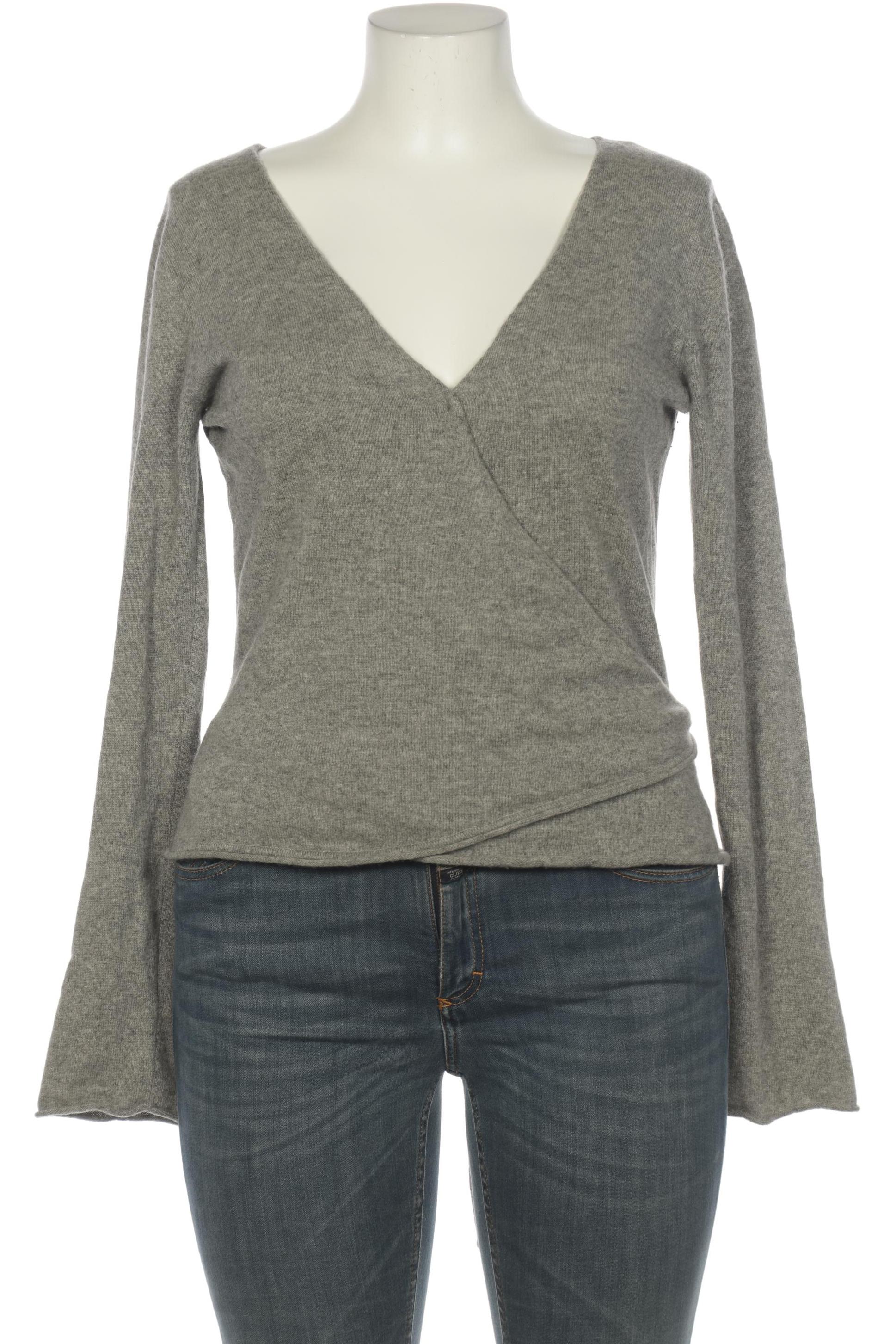 

FTC Cashmere Damen Strickjacke, grau, Gr. 44