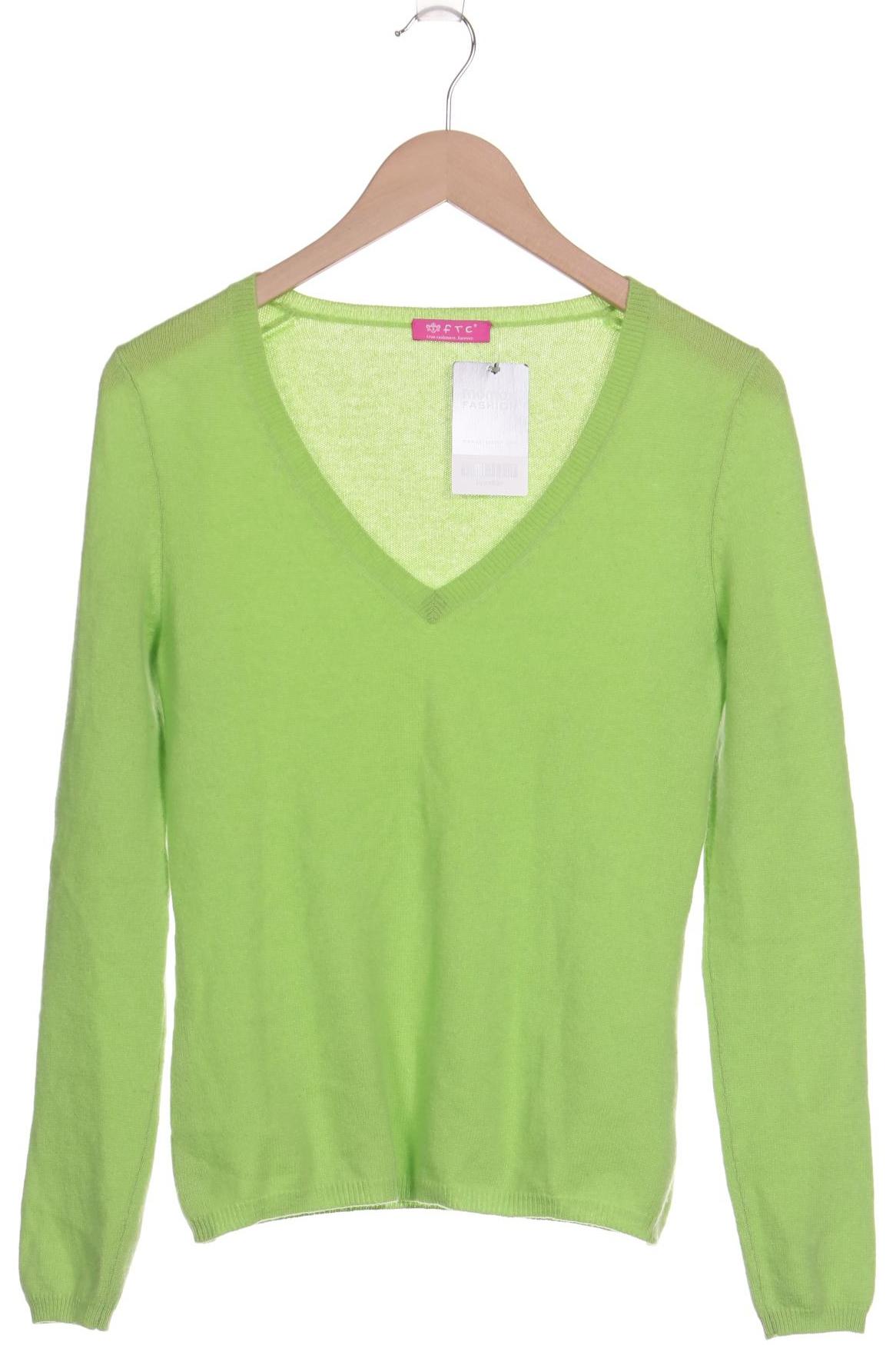 

FTC Cashmere Damen Pullover, grün, Gr. 36