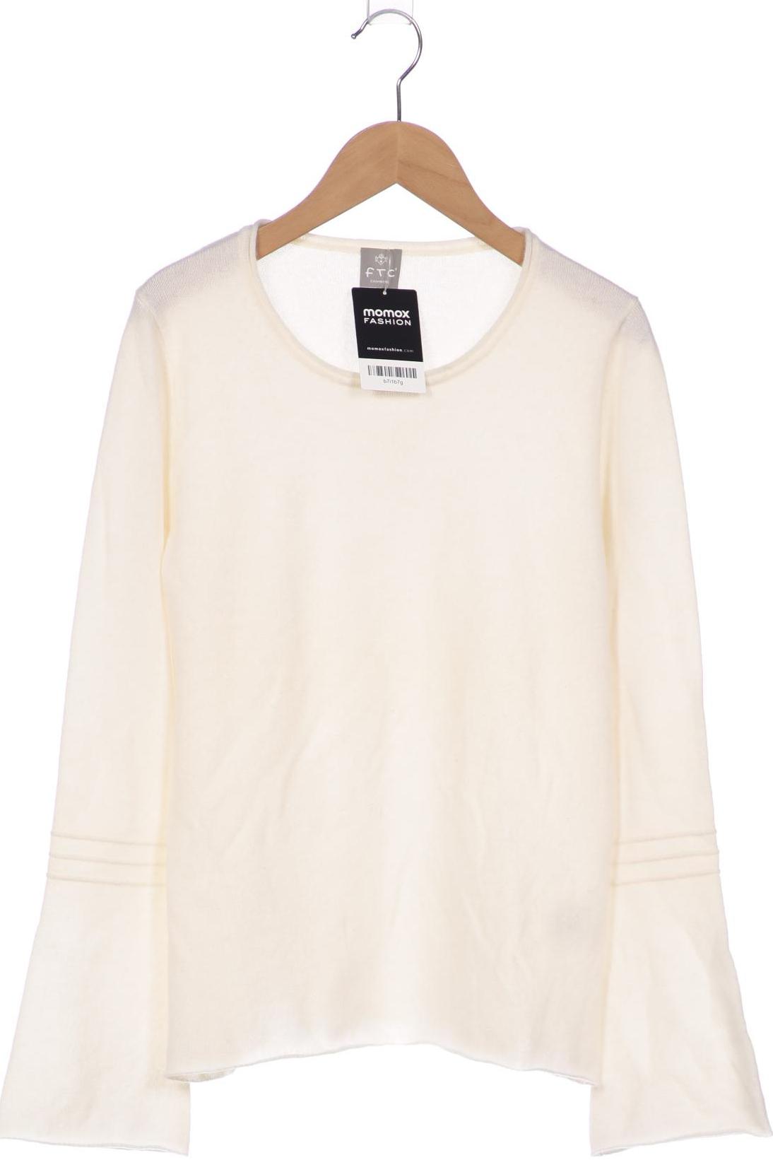 

FTC Cashmere Damen Pullover, cremeweiß, Gr. 36