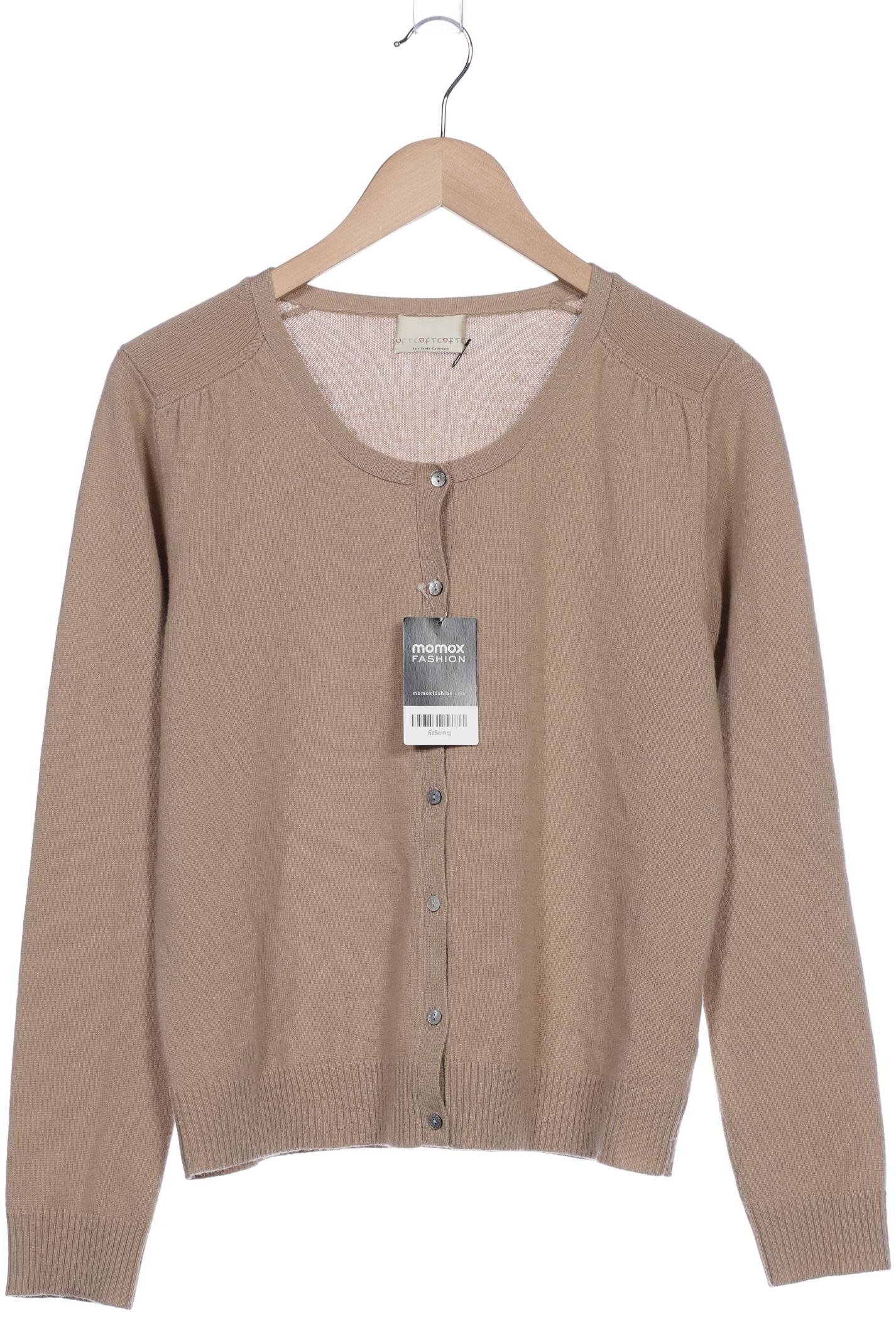 

FTC Cashmere Damen Strickjacke, beige, Gr. 44