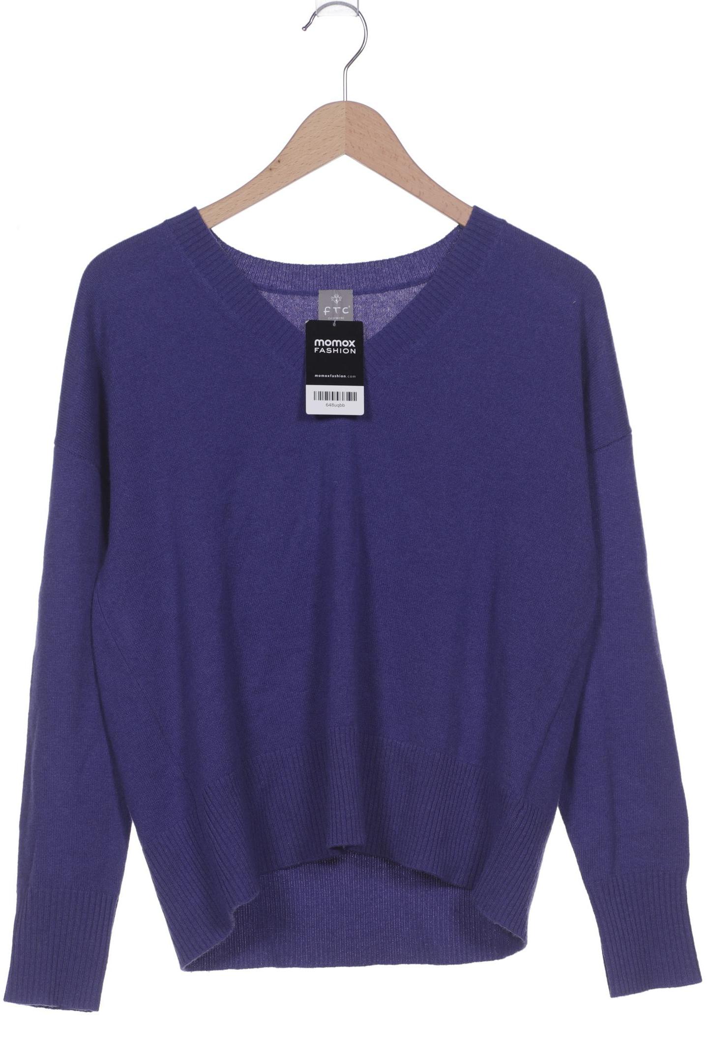 

FTC Cashmere Damen Pullover, blau, Gr. 42